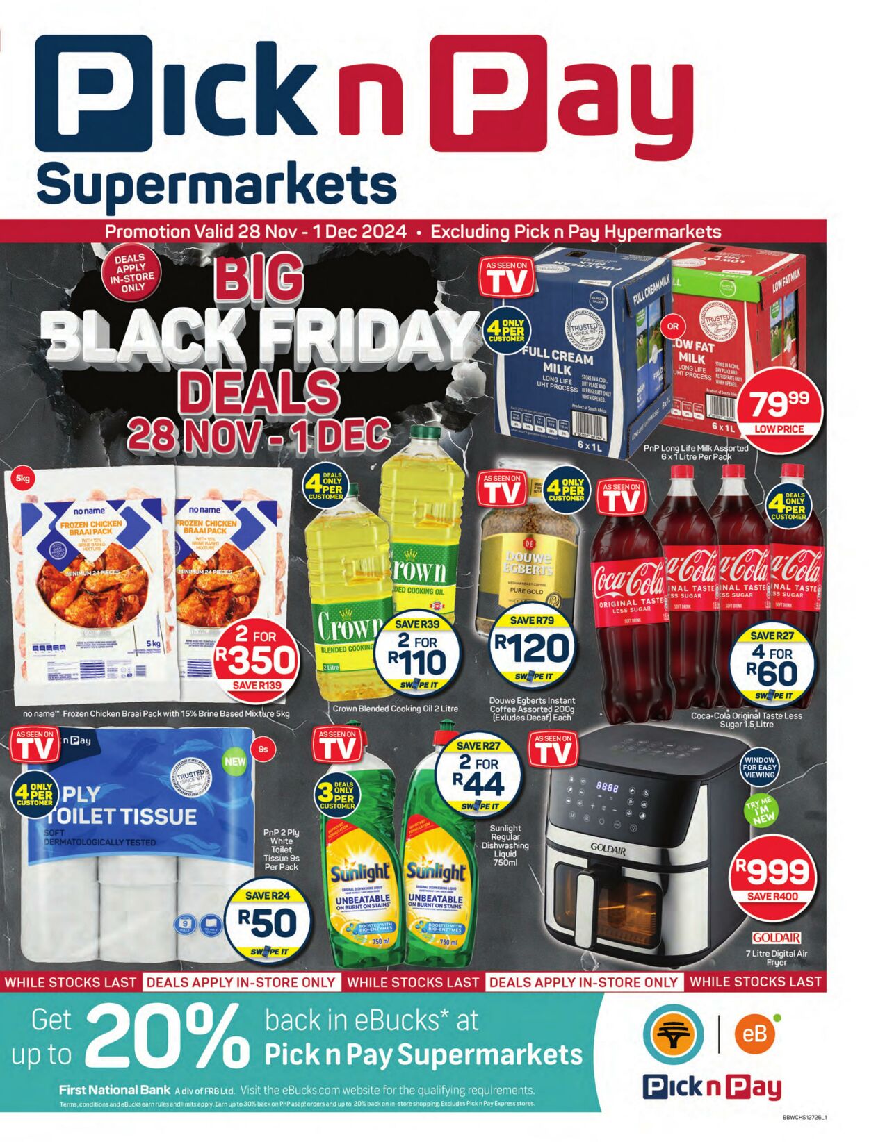 Special Pick n Pay - Pick n Pay Black Friday Specials 28 Nov, 2024 - 1 Dec, 2024