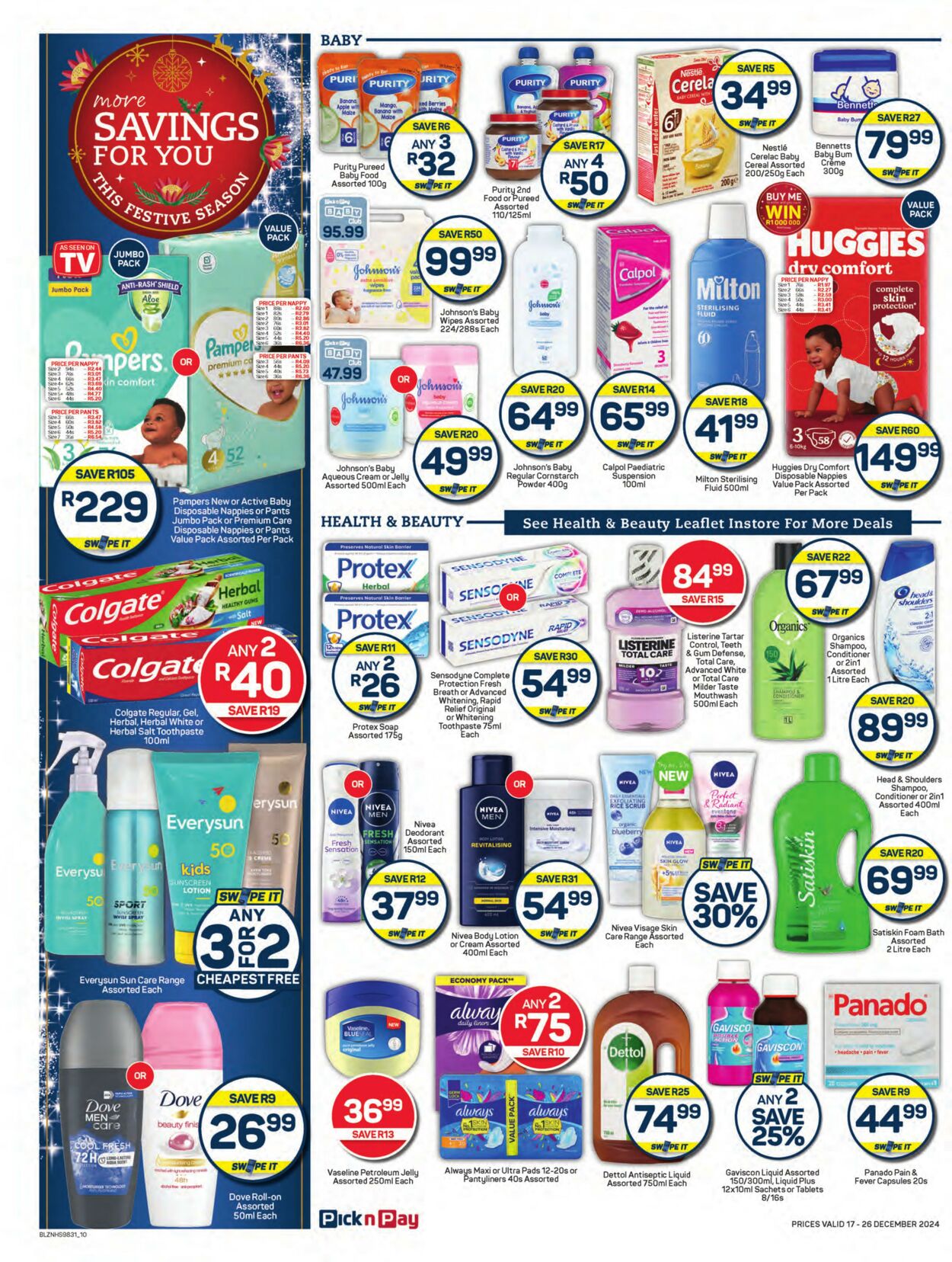 Special Pick n Pay 17.12.2024 - 26.12.2024