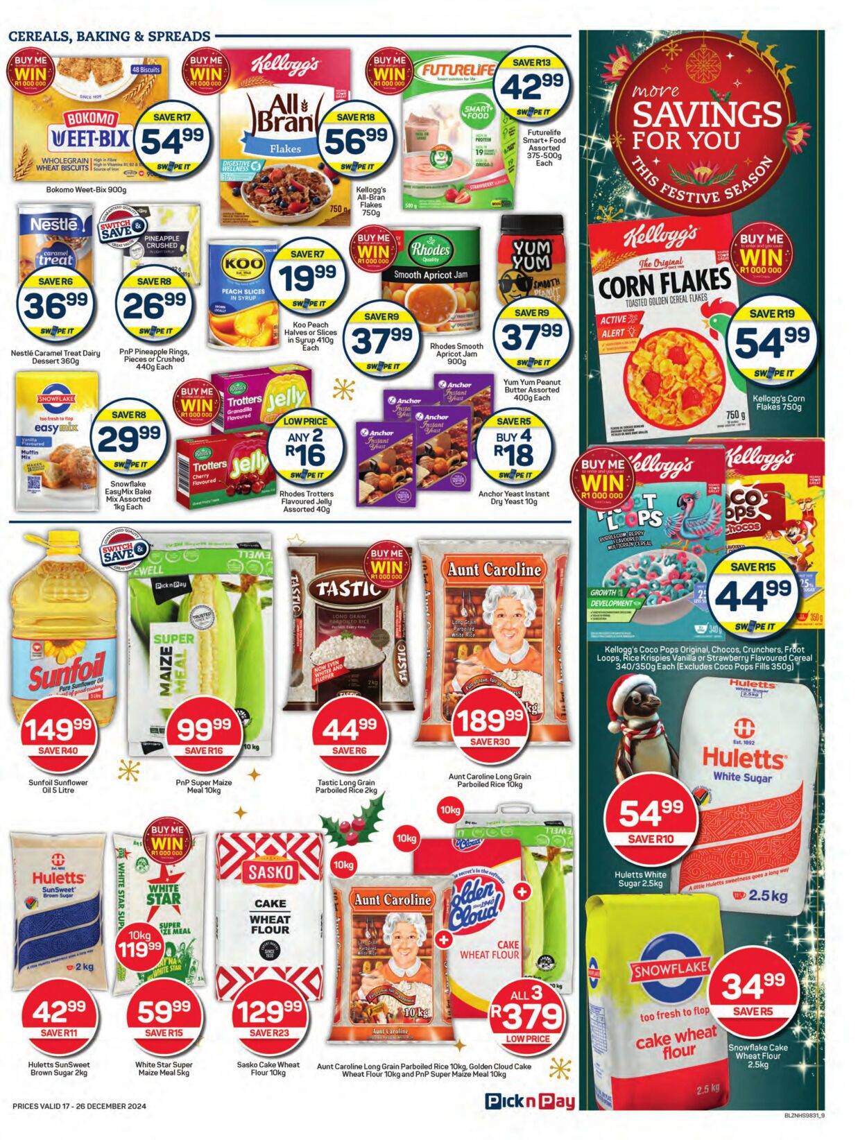 Special Pick n Pay 17.12.2024 - 26.12.2024