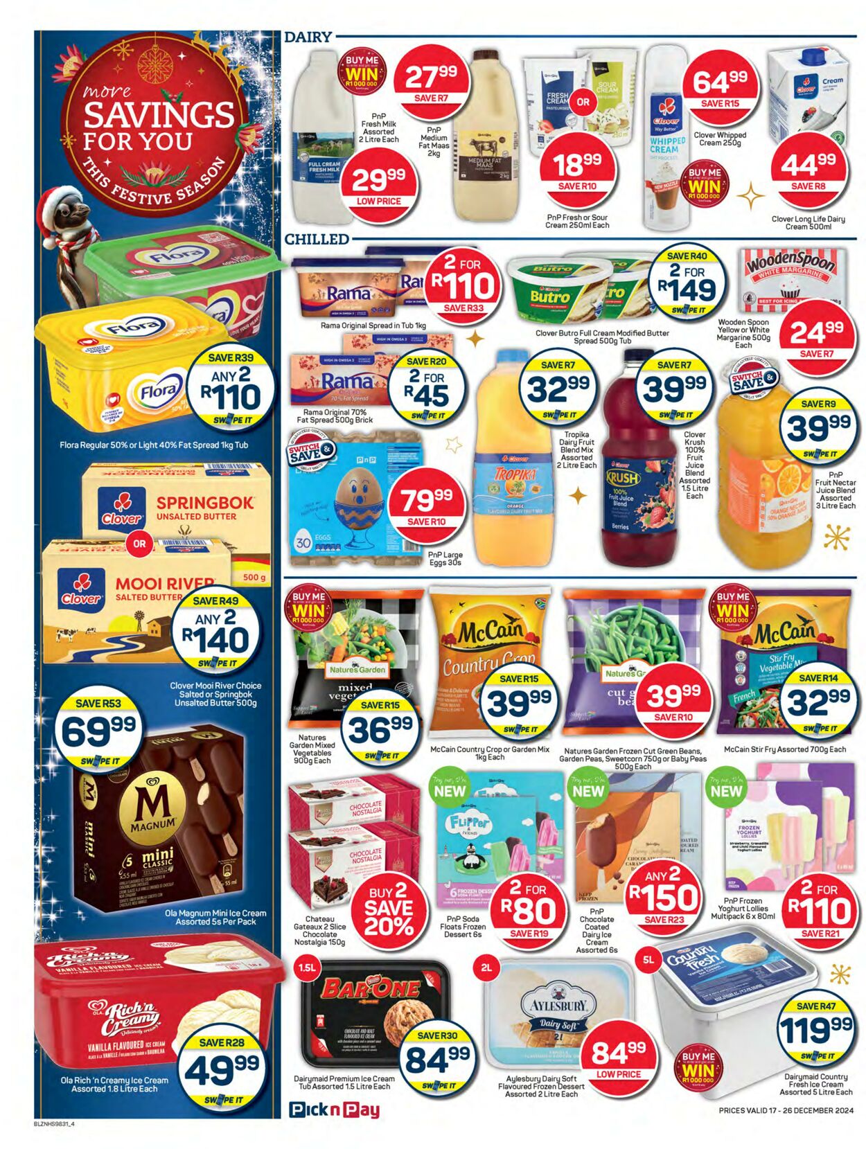 Special Pick n Pay 17.12.2024 - 26.12.2024