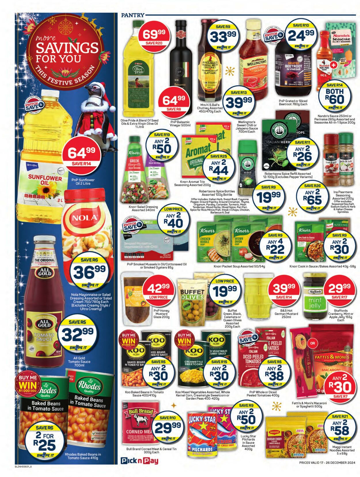 Special Pick n Pay 17.12.2024 - 26.12.2024