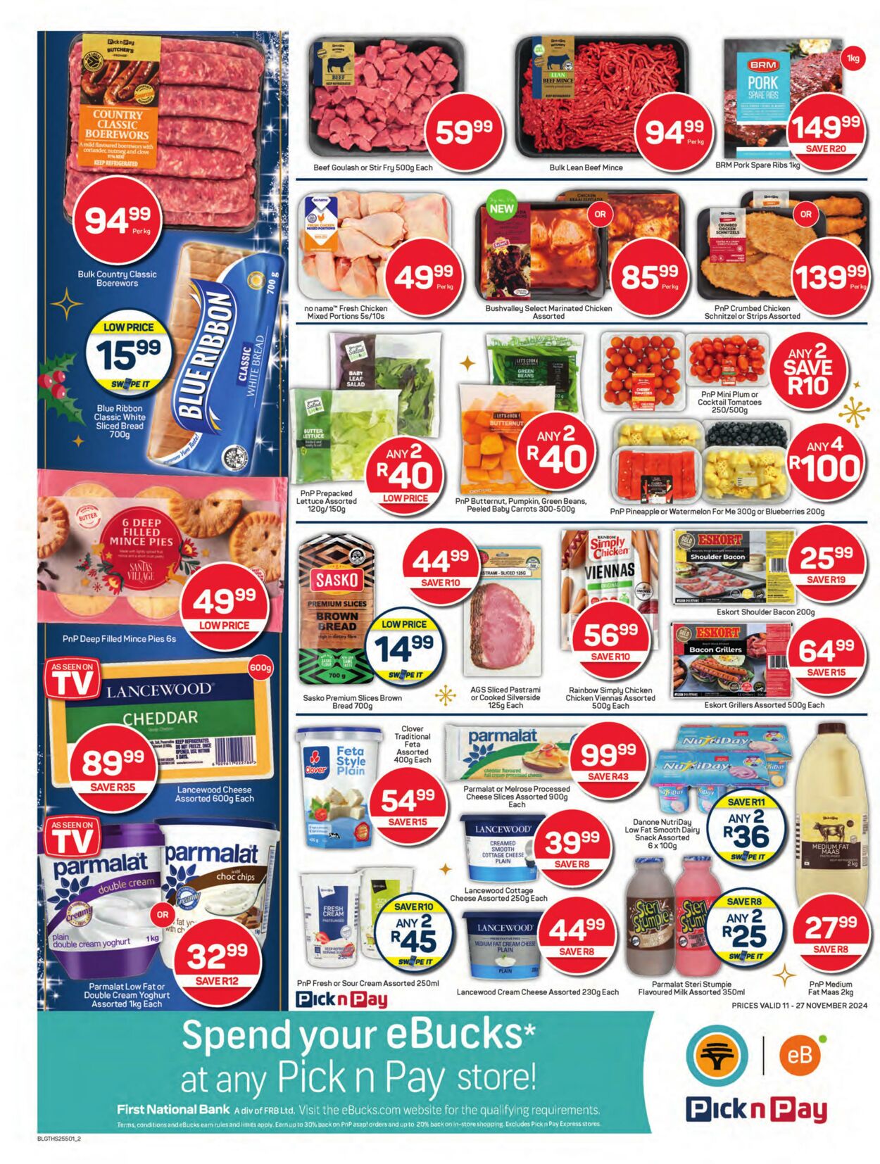 Special Pick n Pay 11.11.2024 - 27.11.2024