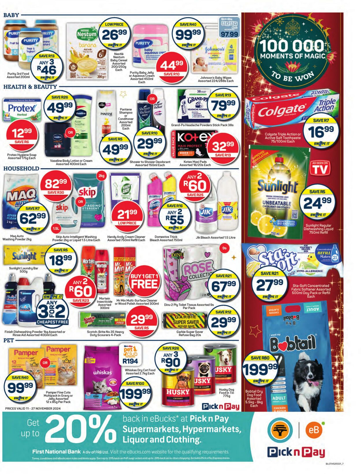 Special Pick n Pay 11.11.2024 - 27.11.2024