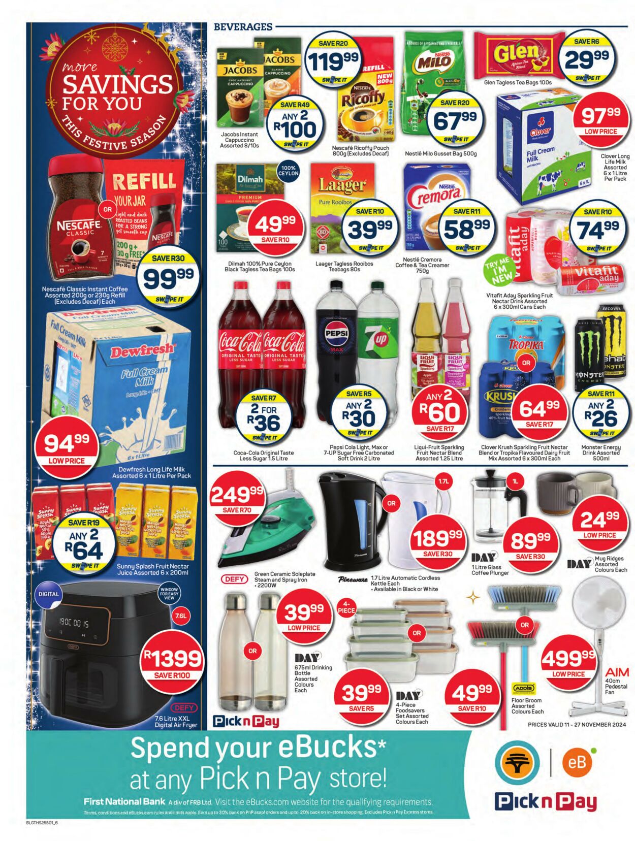 Special Pick n Pay 11.11.2024 - 27.11.2024