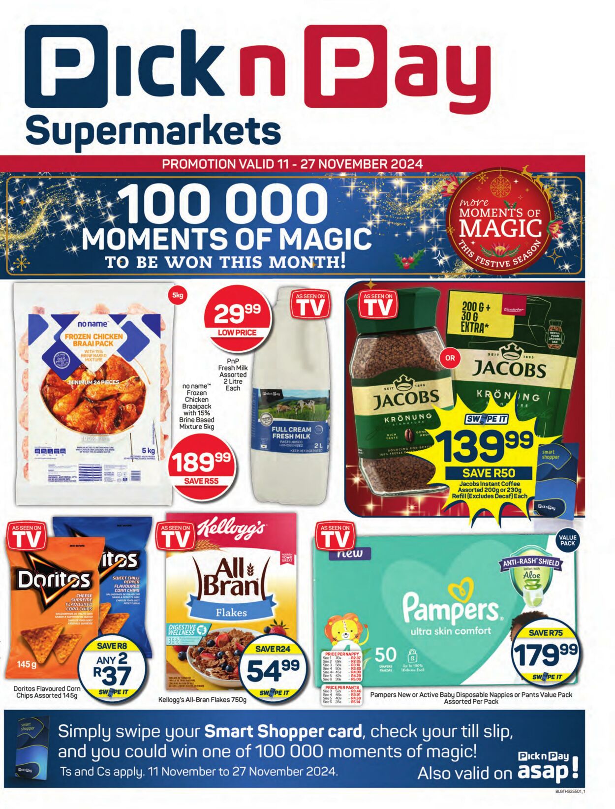 Special Pick n Pay - Pick n Pay Christmas Specials 11 Nov, 2024 - 27 Nov, 2024