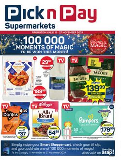 Special Pick n Pay 11.11.2024 - 27.11.2024