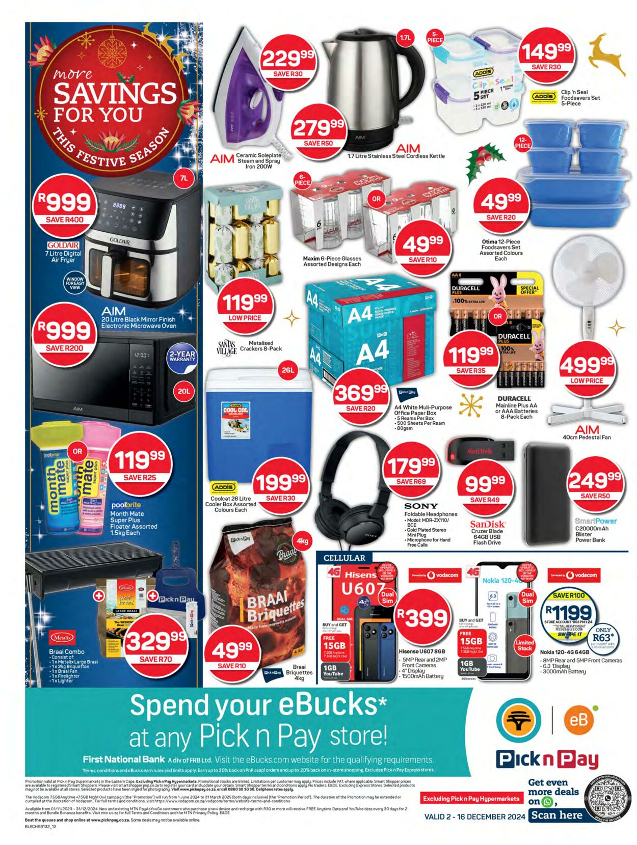 Special Pick n Pay 02.12.2024 - 16.12.2024