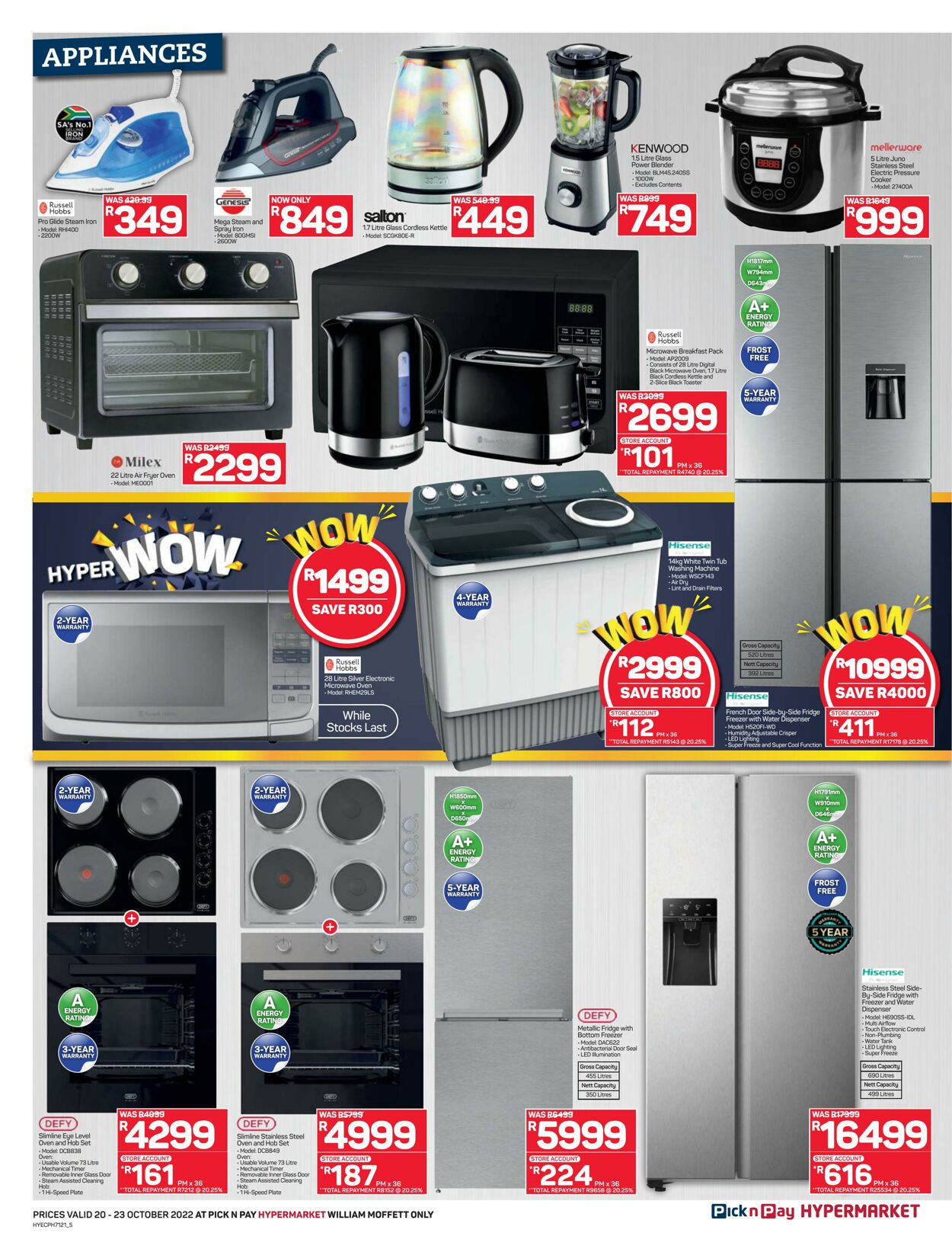 Pick n Pay Promotional Leaflet - Valid from 20.10 to 23.10 - Page nb 5 ...