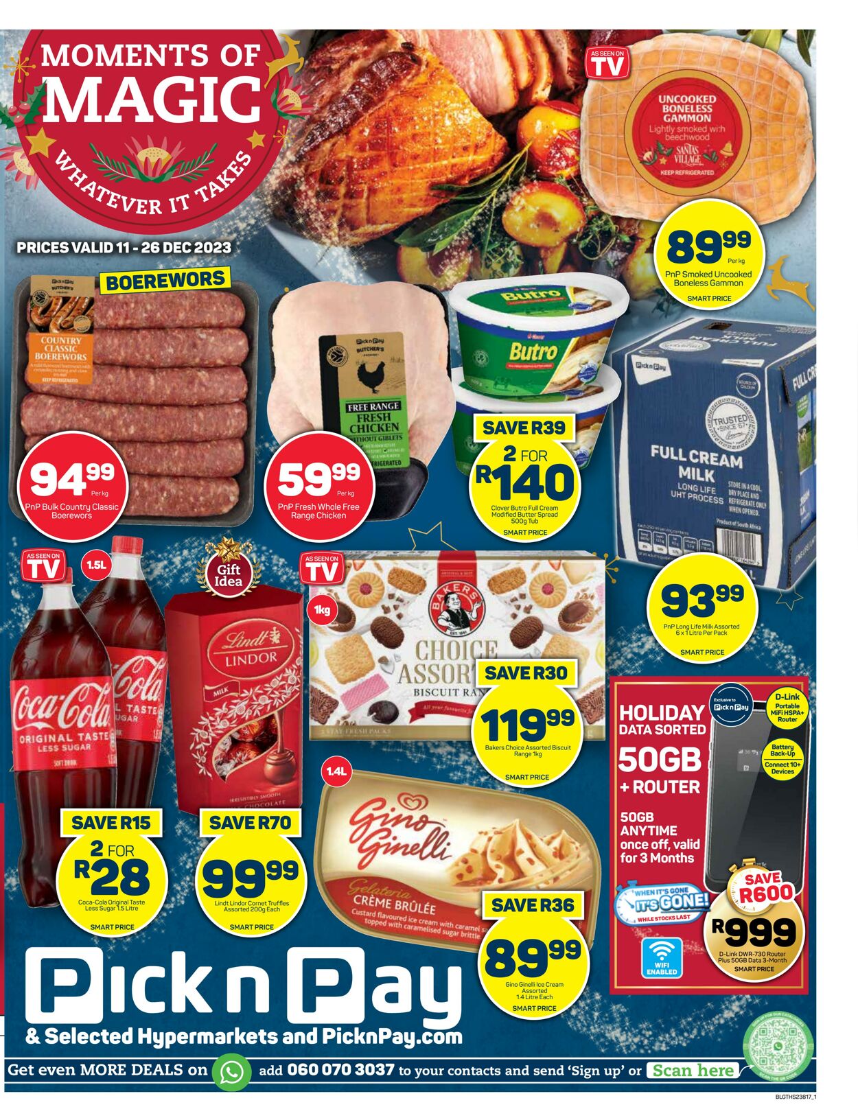 Special Pick n Pay 11.12.2023 - 26.12.2023