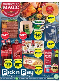 Special Pick n Pay 28.11.2022 - 05.12.2022