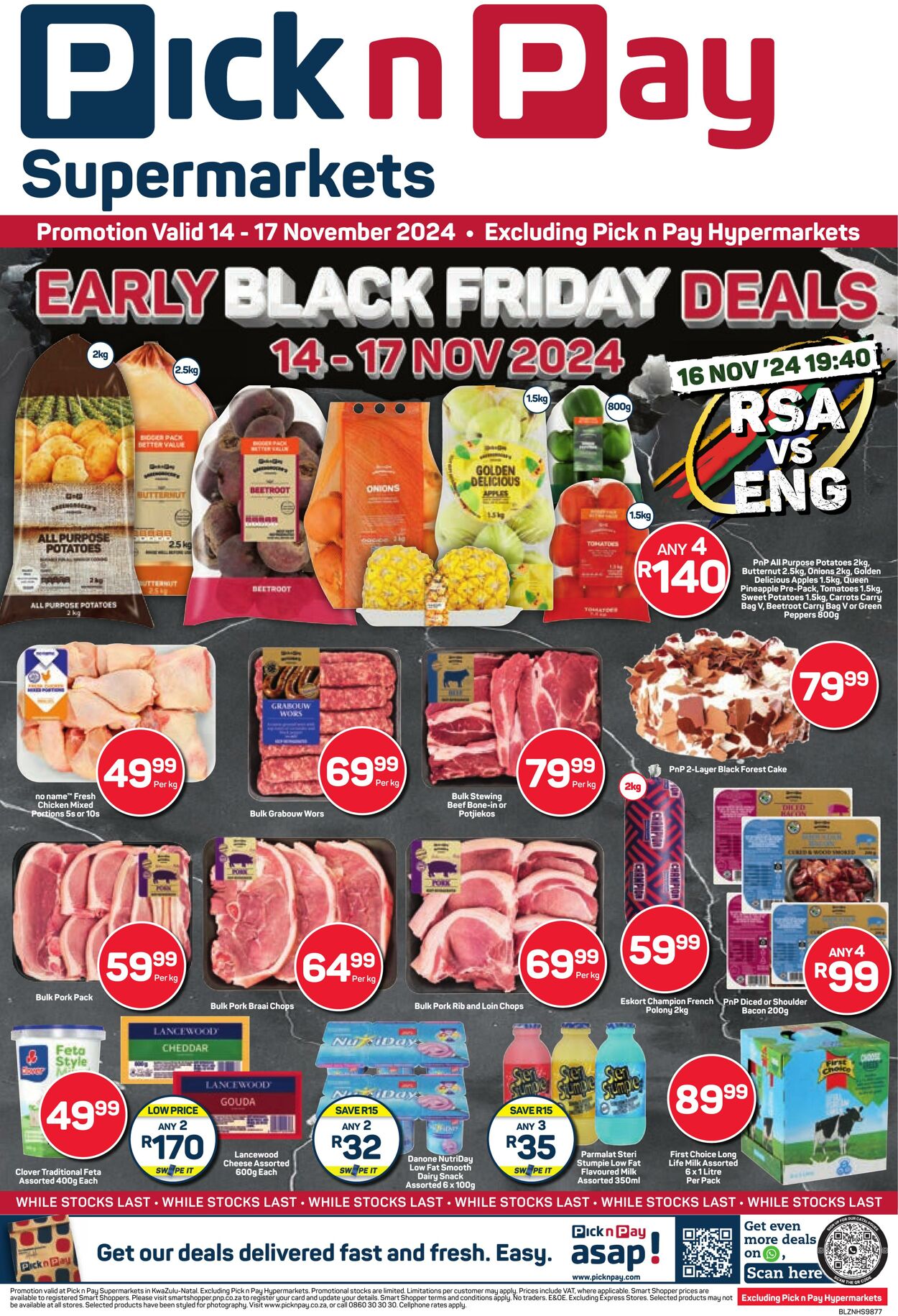 Special Pick n Pay - Pick n Pay Early Black Friday Weekend Specials 14 Nov, 2024 - 17 Nov, 2024