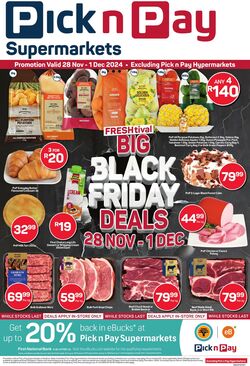 Special Pick n Pay 28.11.2024 - 01.12.2024