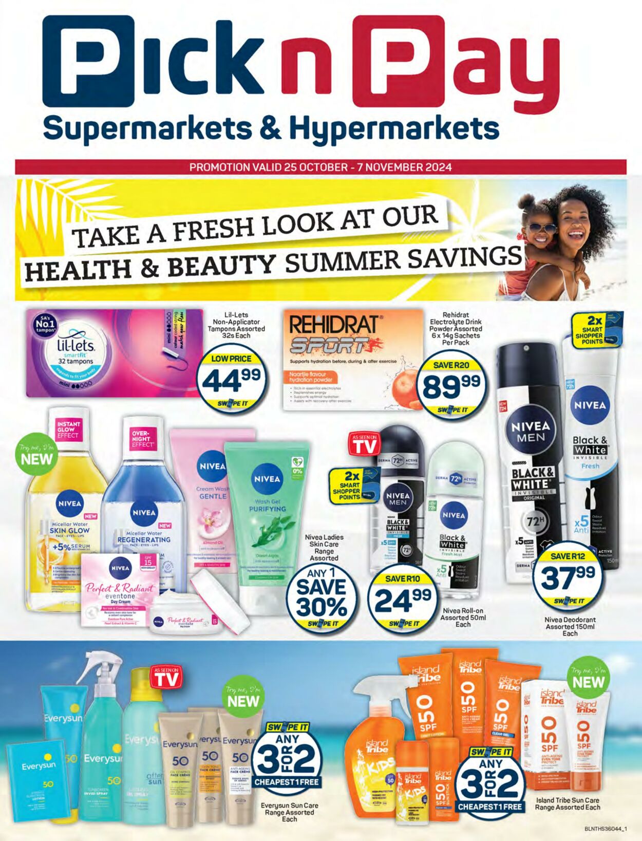 Special Pick n Pay - Pick n Pay Health & Beauty Specials 25 Oct, 2024 - 7 Nov, 2024