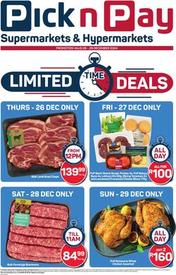 Special Pick n Pay 26.12.2024 - 29.12.2024