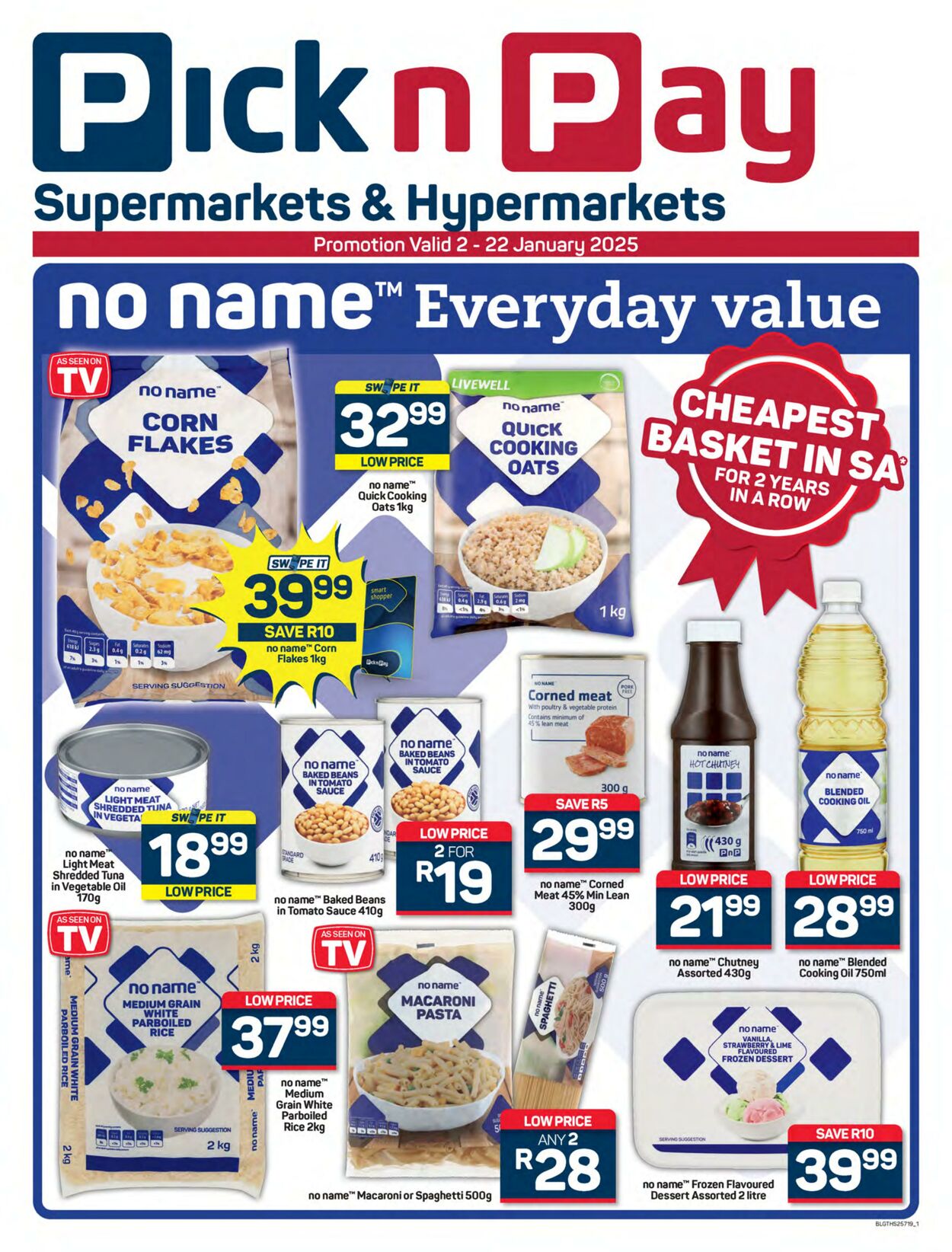 Special Pick n Pay 02.01.2025 - 22.01.2025