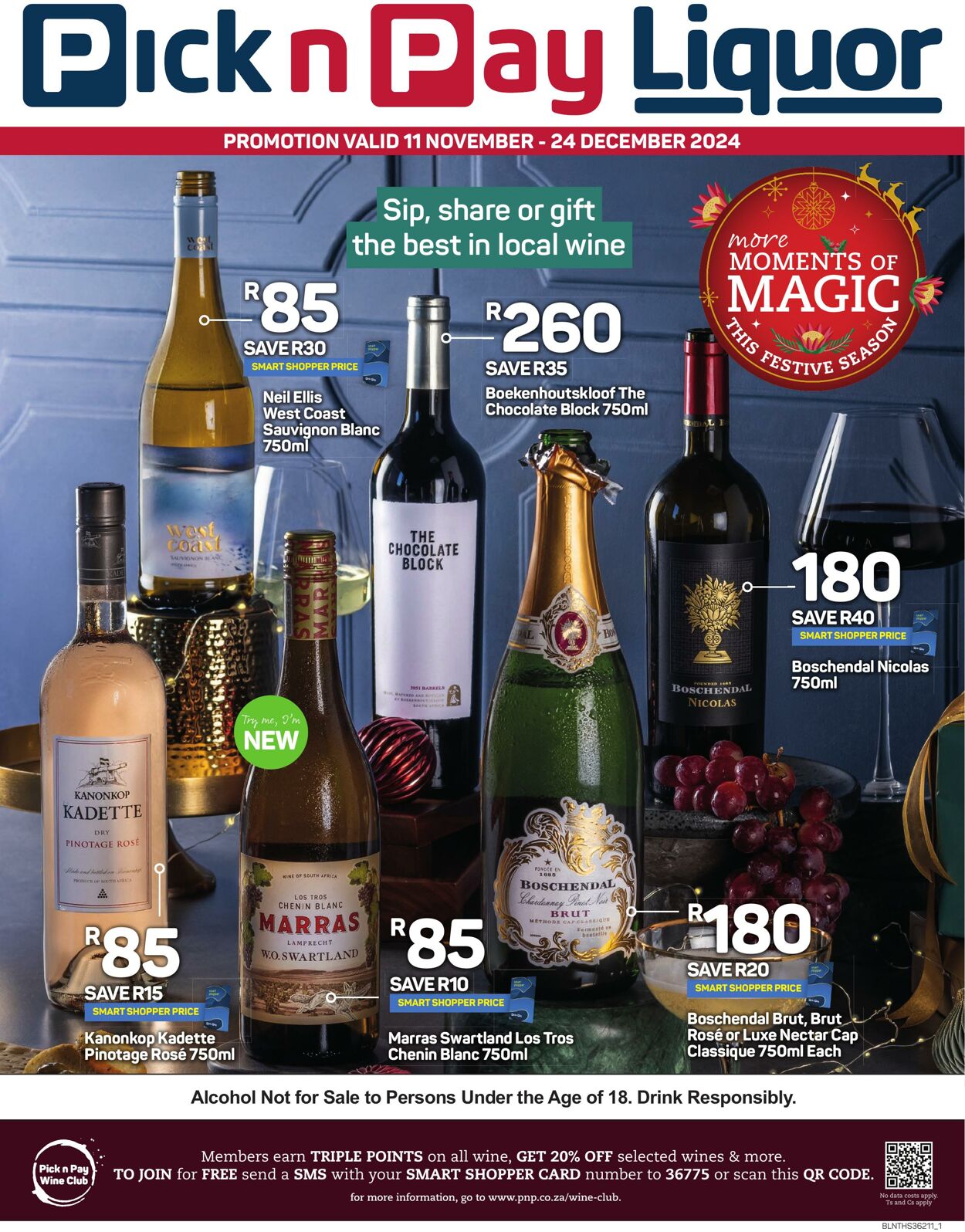 Special Pick n Pay - Pick n Pay Liquor Christmas Specials 11 Nov, 2024 - 24 Dec, 2024