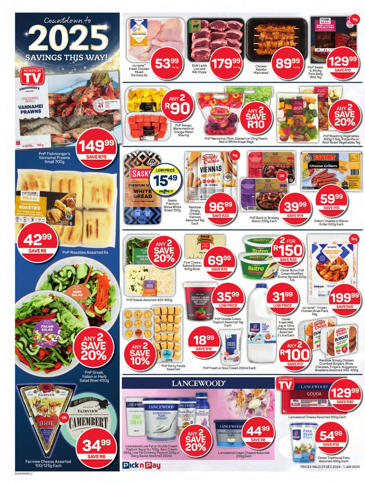 Special Pick n Pay 27.12.2024 - 01.01.2025