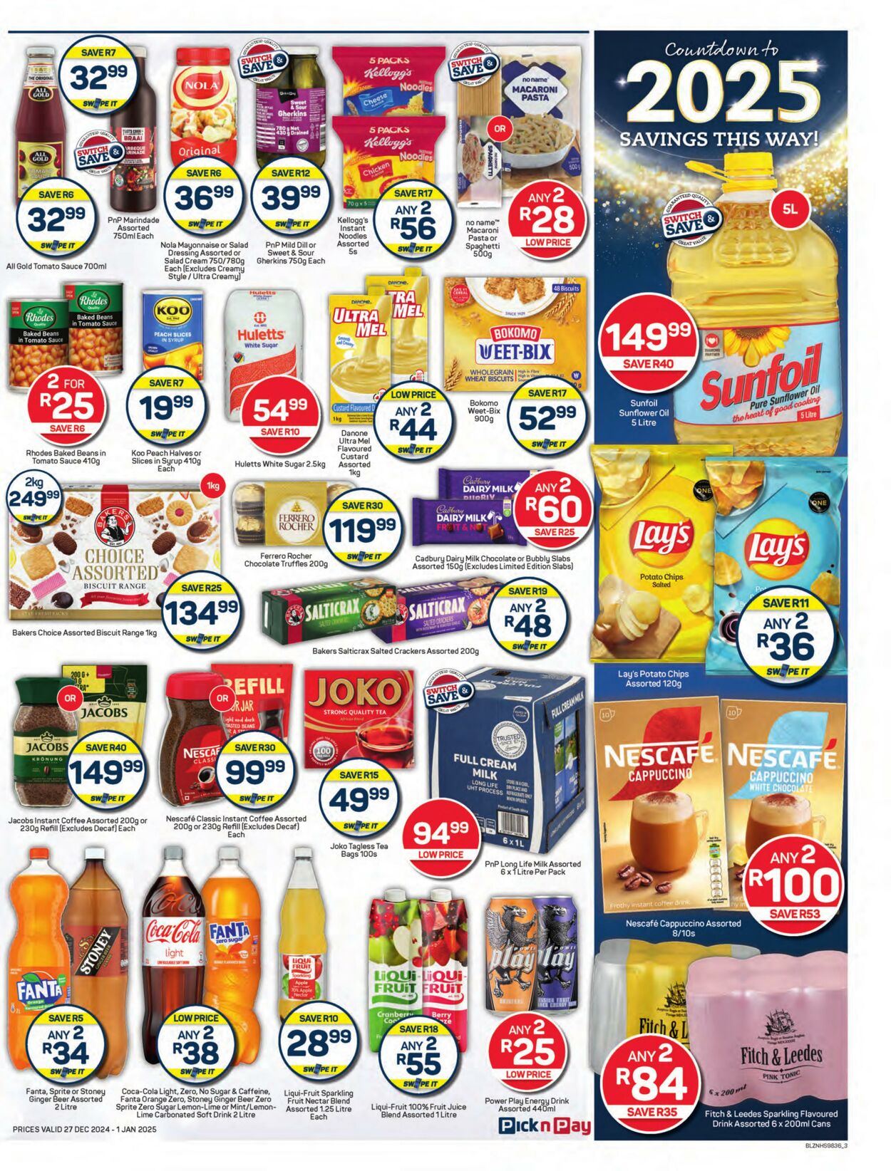 Special Pick n Pay 27.12.2024 - 01.01.2025