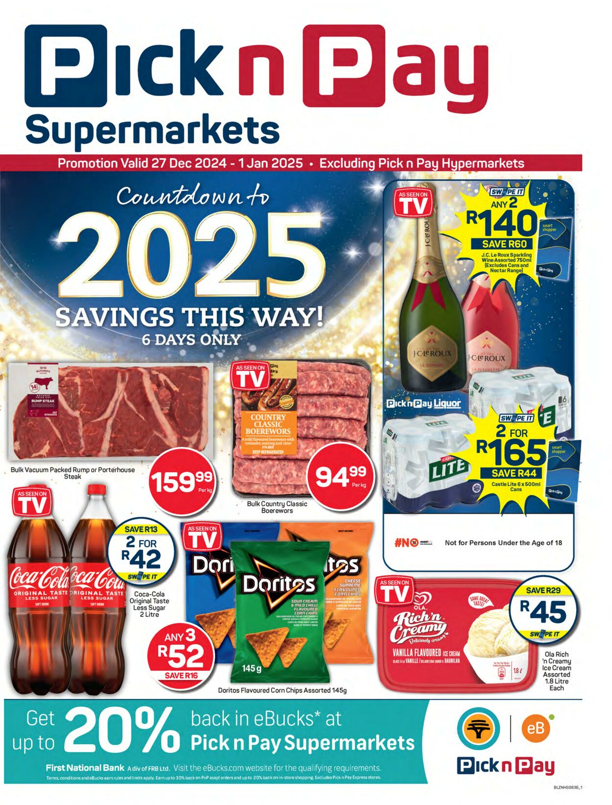 Special Pick n Pay - Pick n Pay New Year Specials 27 Dec, 2024 - 1 Jan, 2025