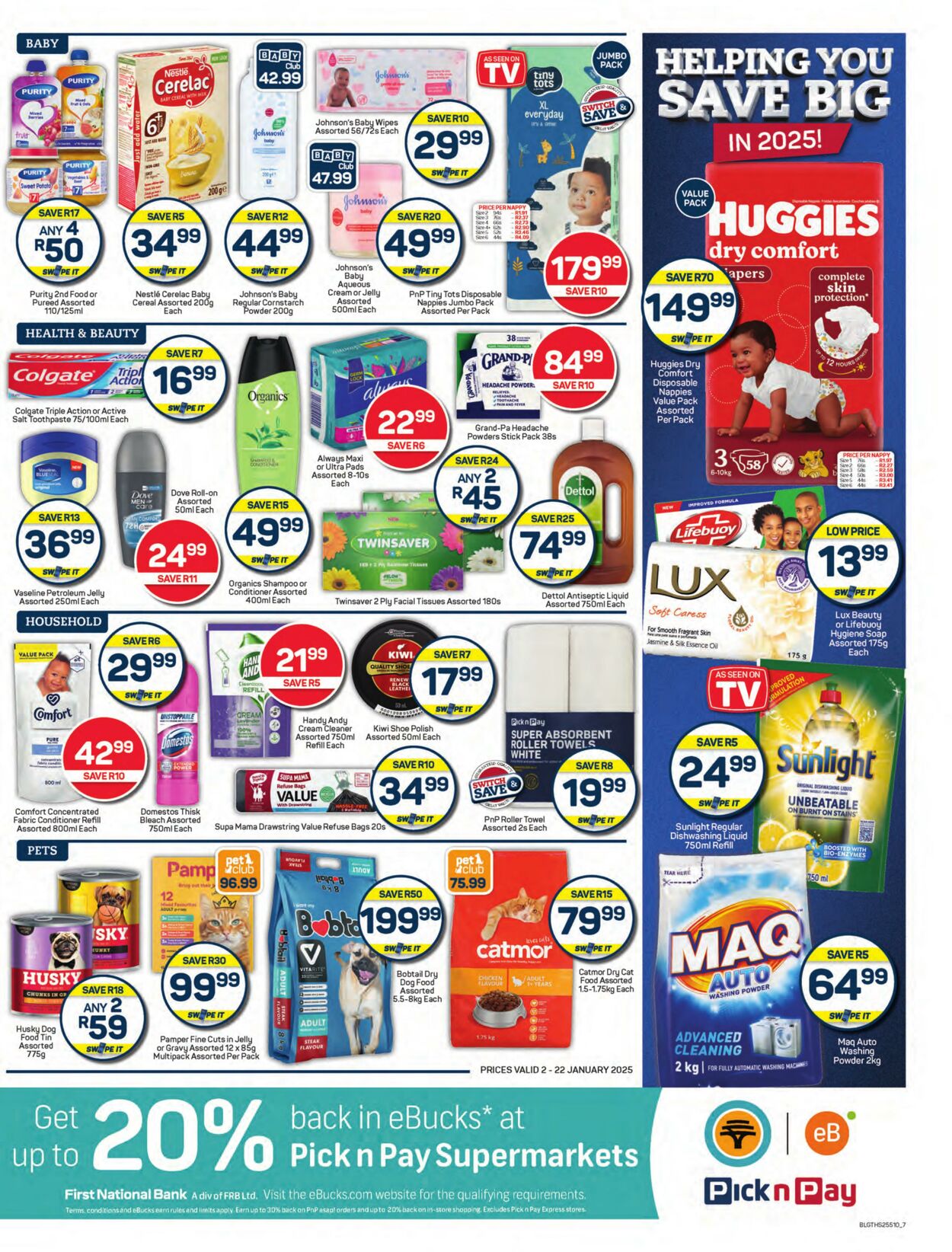 Special Pick n Pay 02.01.2025 - 22.01.2025