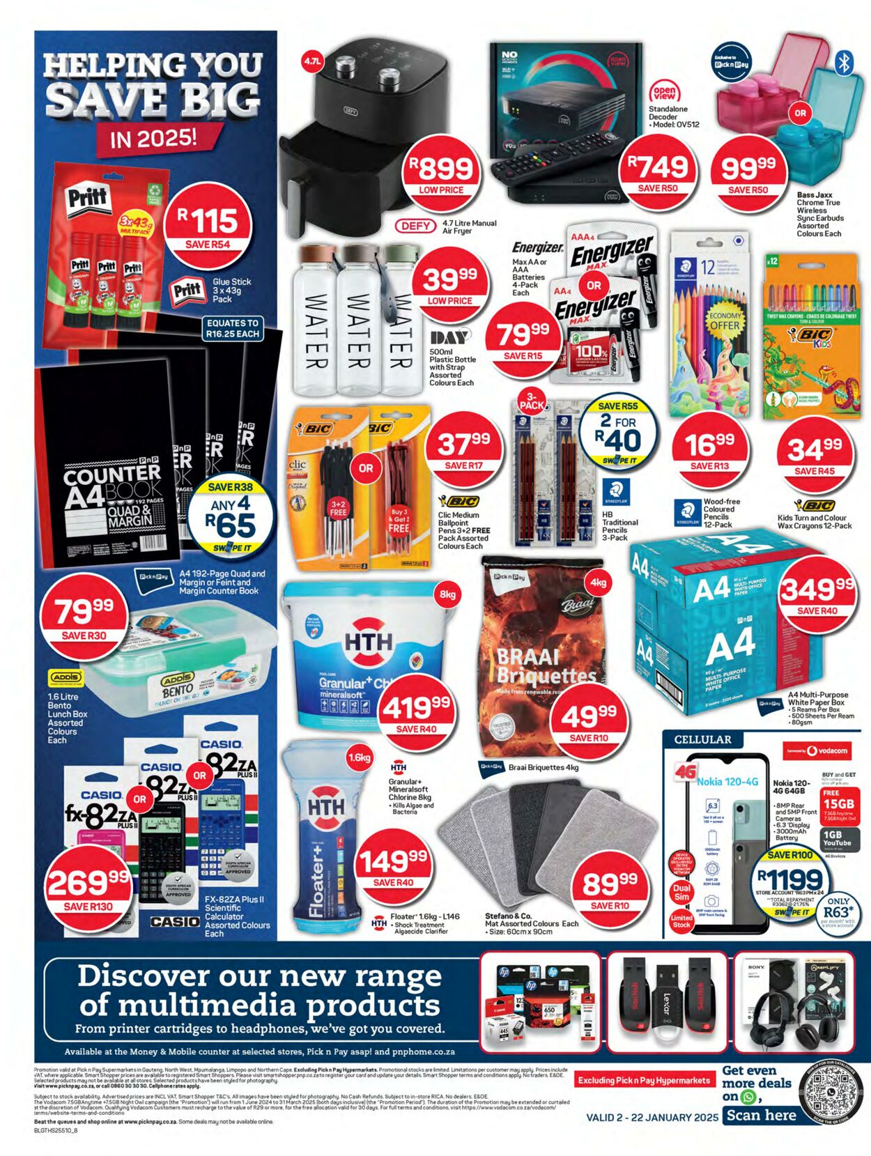 Special Pick n Pay 02.01.2025 - 22.01.2025