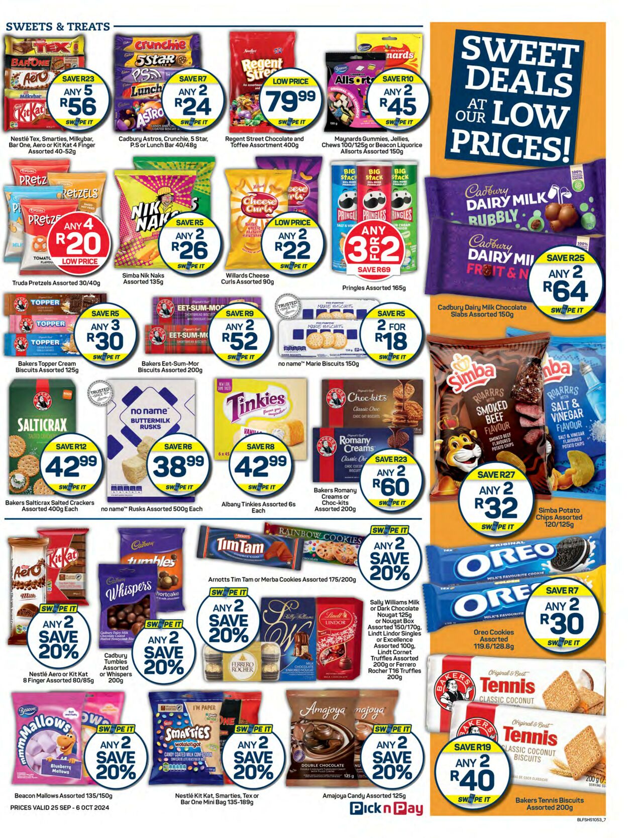 Special Pick n Pay 25.09.2024 - 06.10.2024