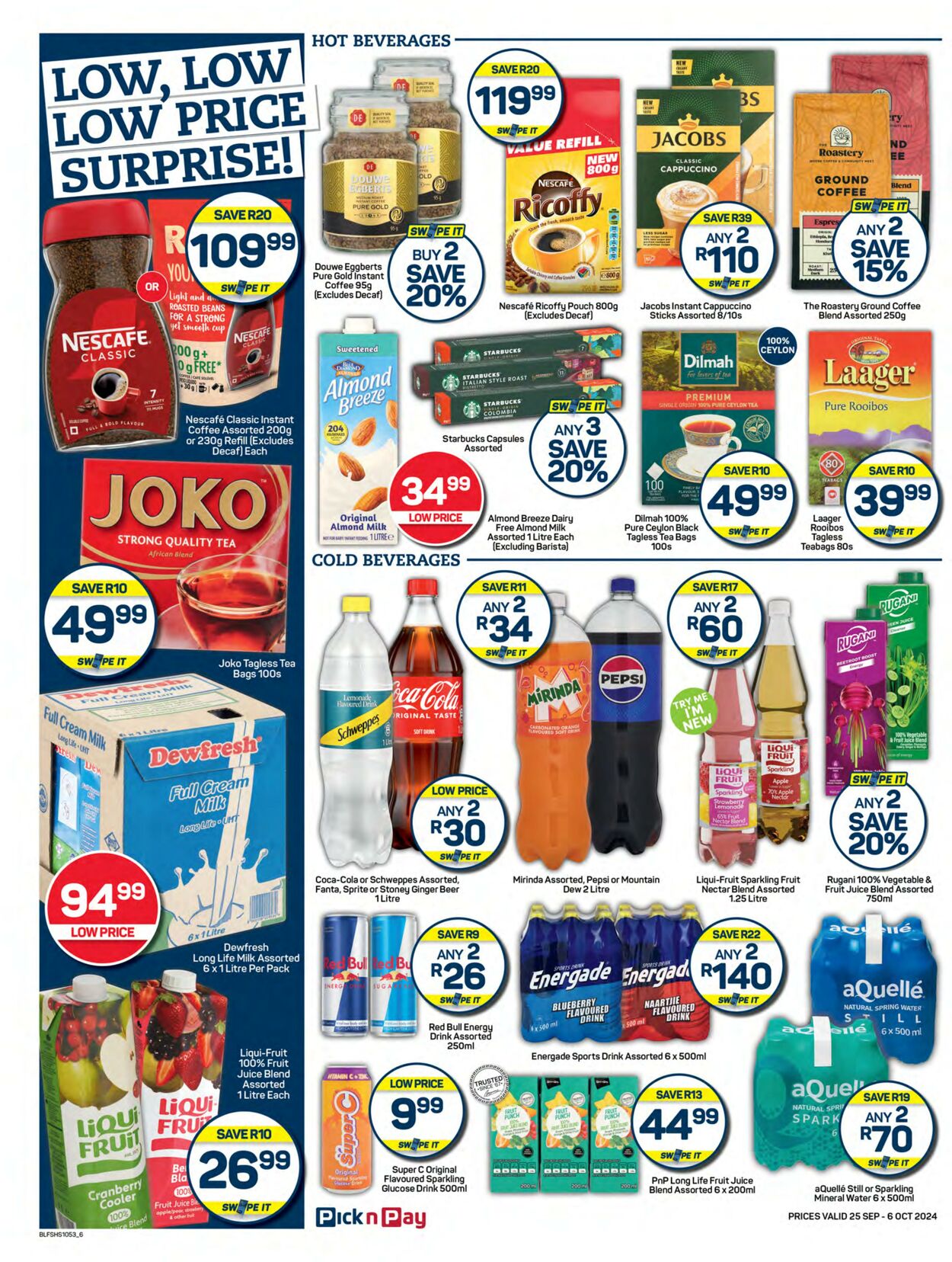 Special Pick n Pay 25.09.2024 - 06.10.2024