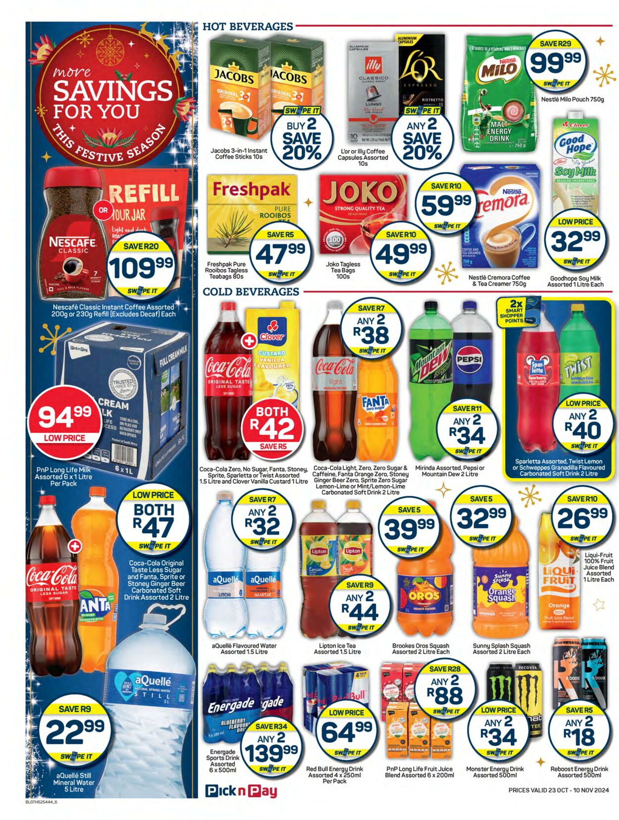 Special Pick n Pay 23.10.2024 - 10.11.2024