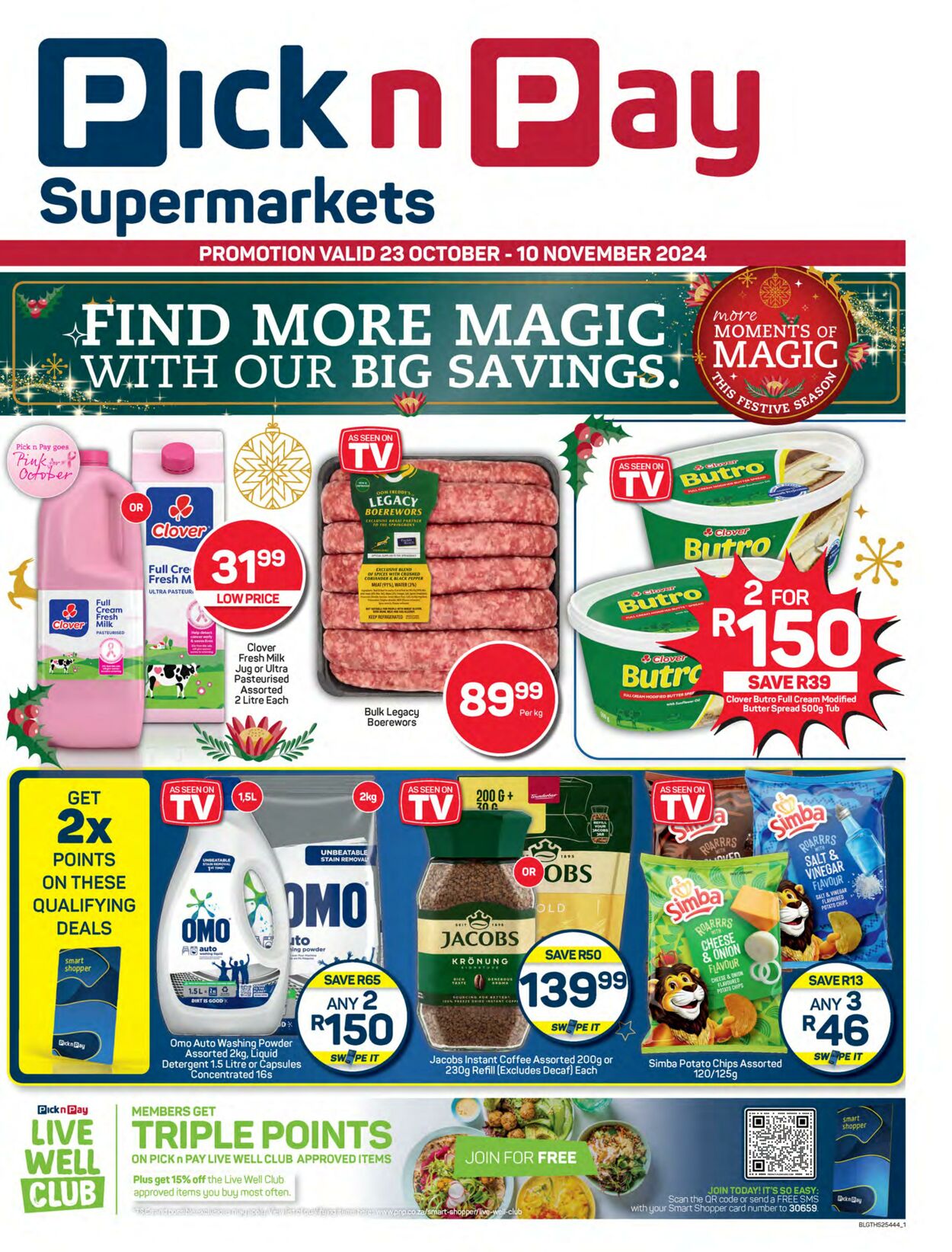 Special Pick n Pay - Pick n Pay Specials 23 Oct, 2024 - 10 Nov, 2024