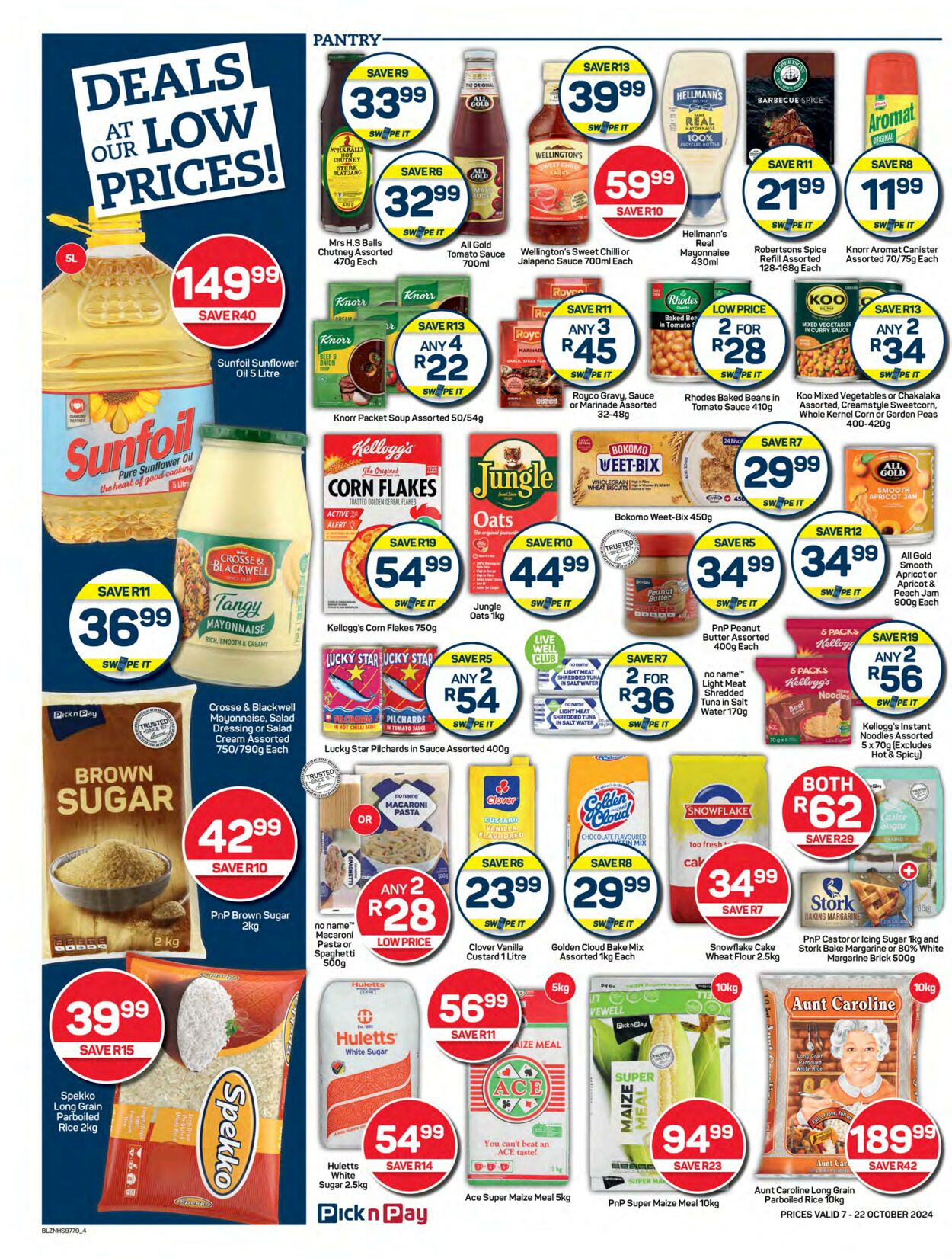 Special Pick n Pay 07.10.2024 - 22.10.2024