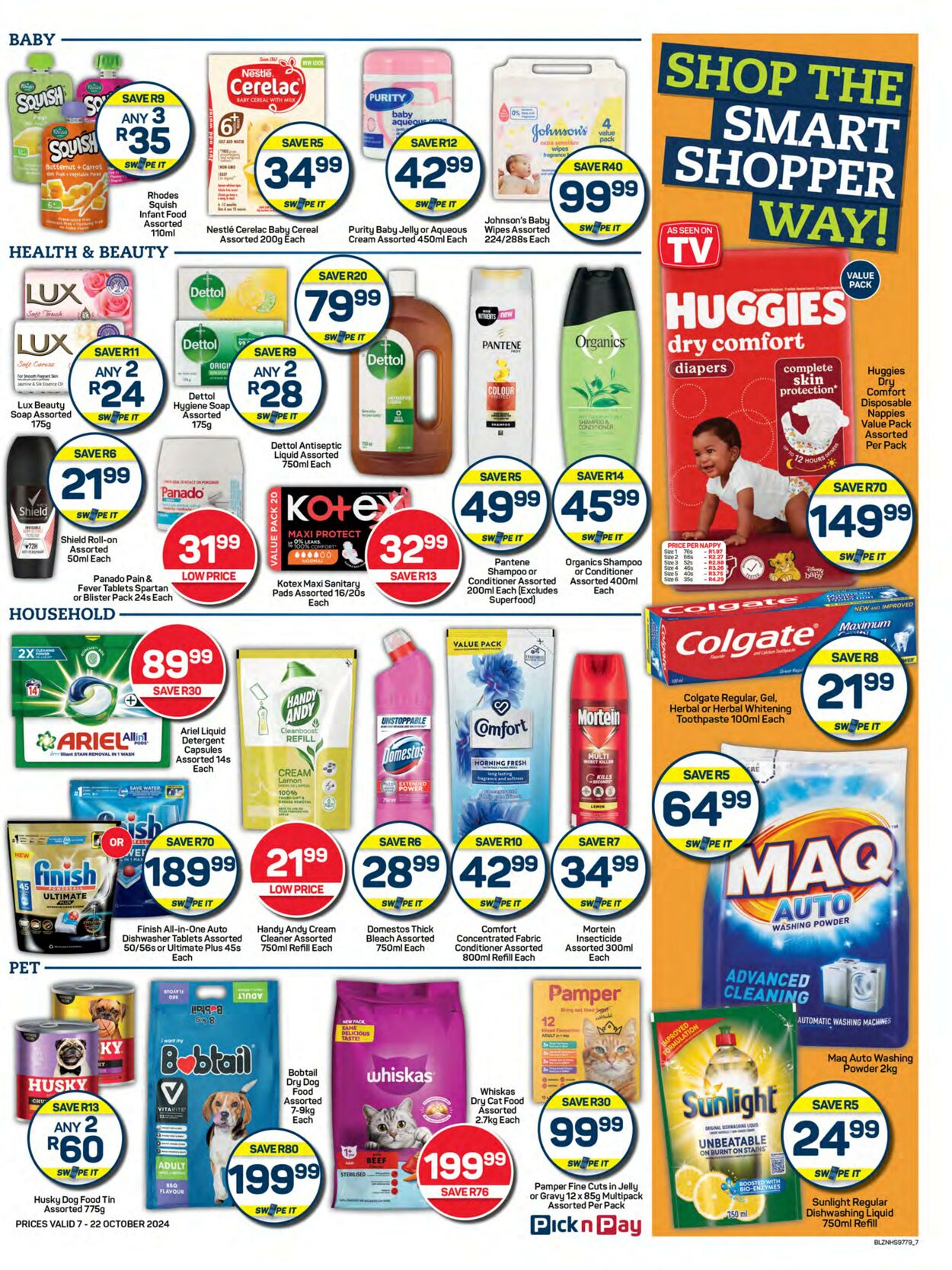 Special Pick n Pay 07.10.2024 - 22.10.2024