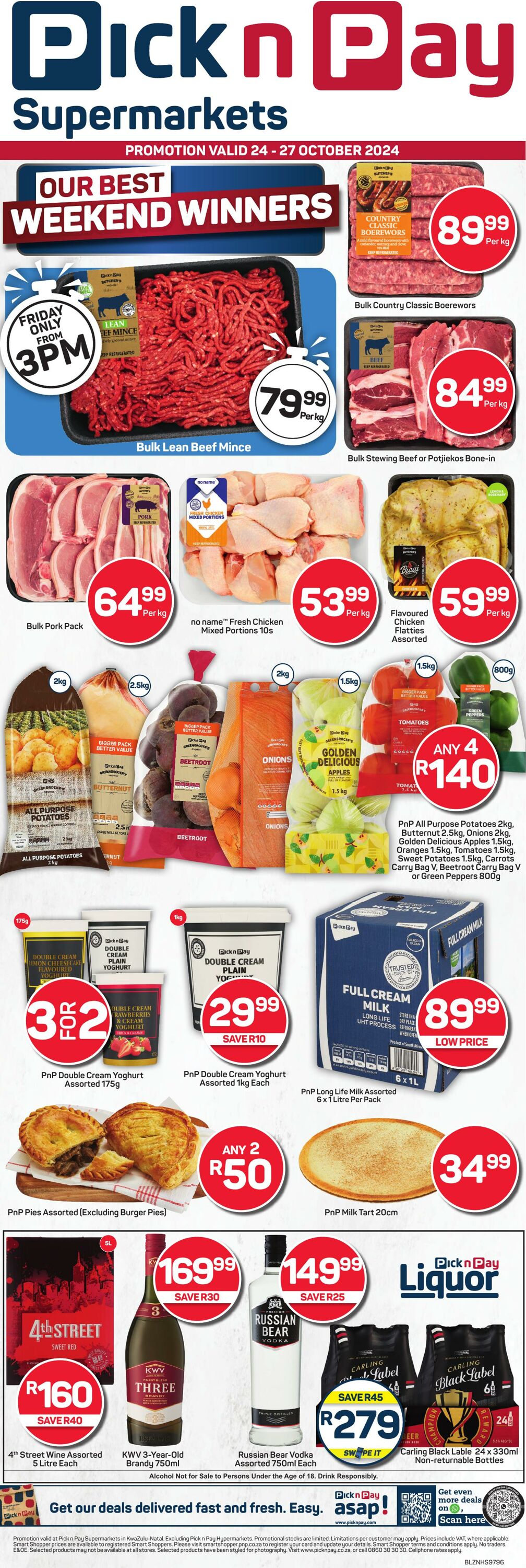 Special Pick n Pay - Pick n Pay Weekend Specials 23 Oct, 2024 - 27 Oct, 2024