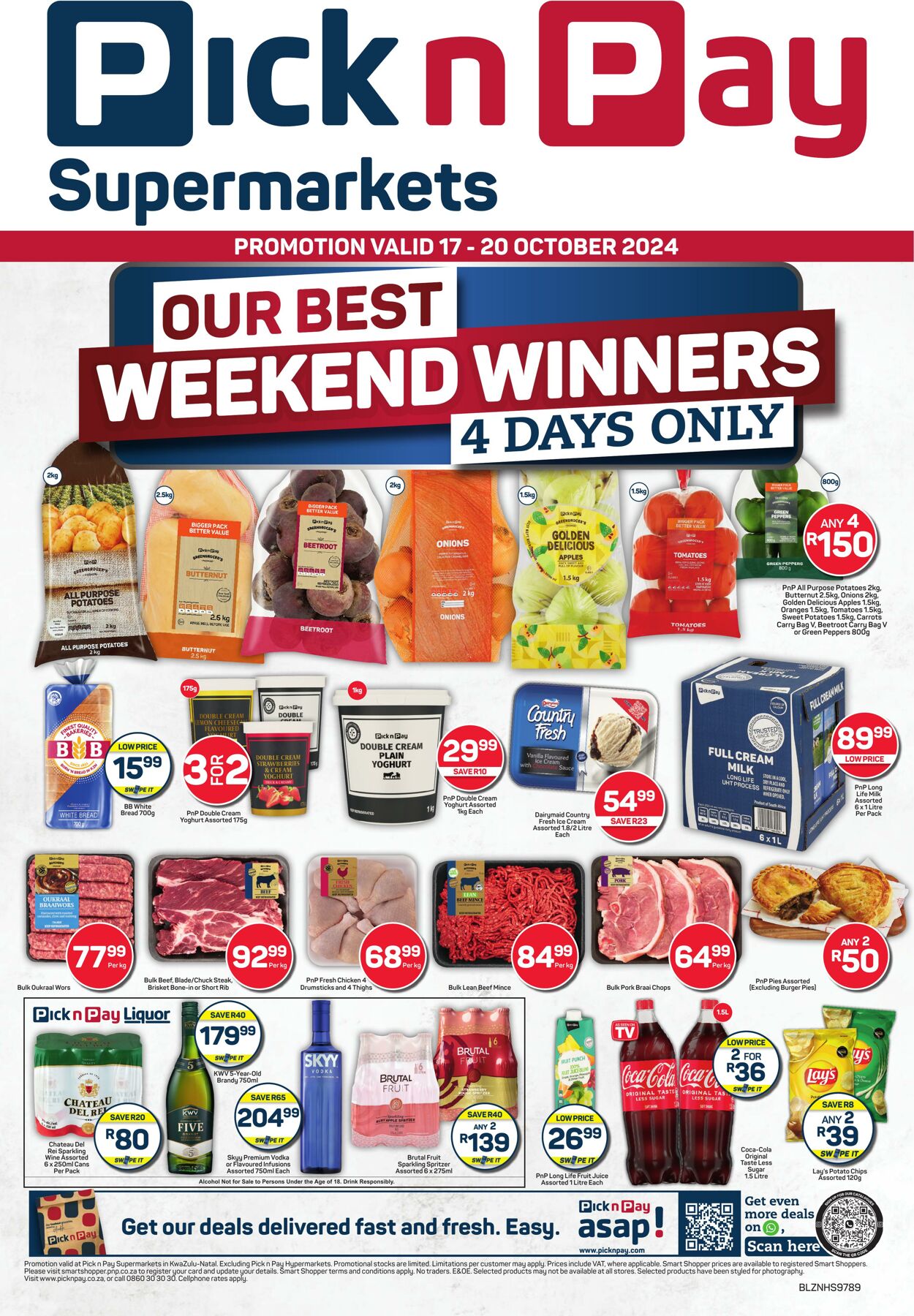 Special Pick n Pay - Pick n Pay Weekend Specials 17 Oct, 2024 - 20 Oct, 2024