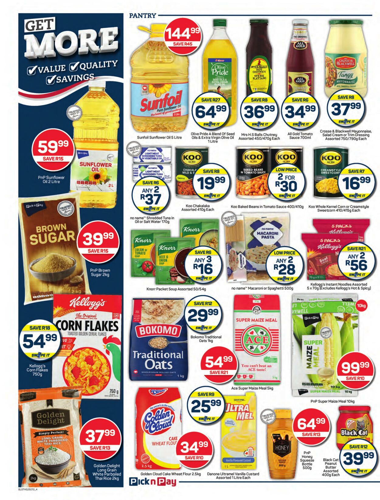 Special Pick n Pay 07.08.2024 - 21.08.2024