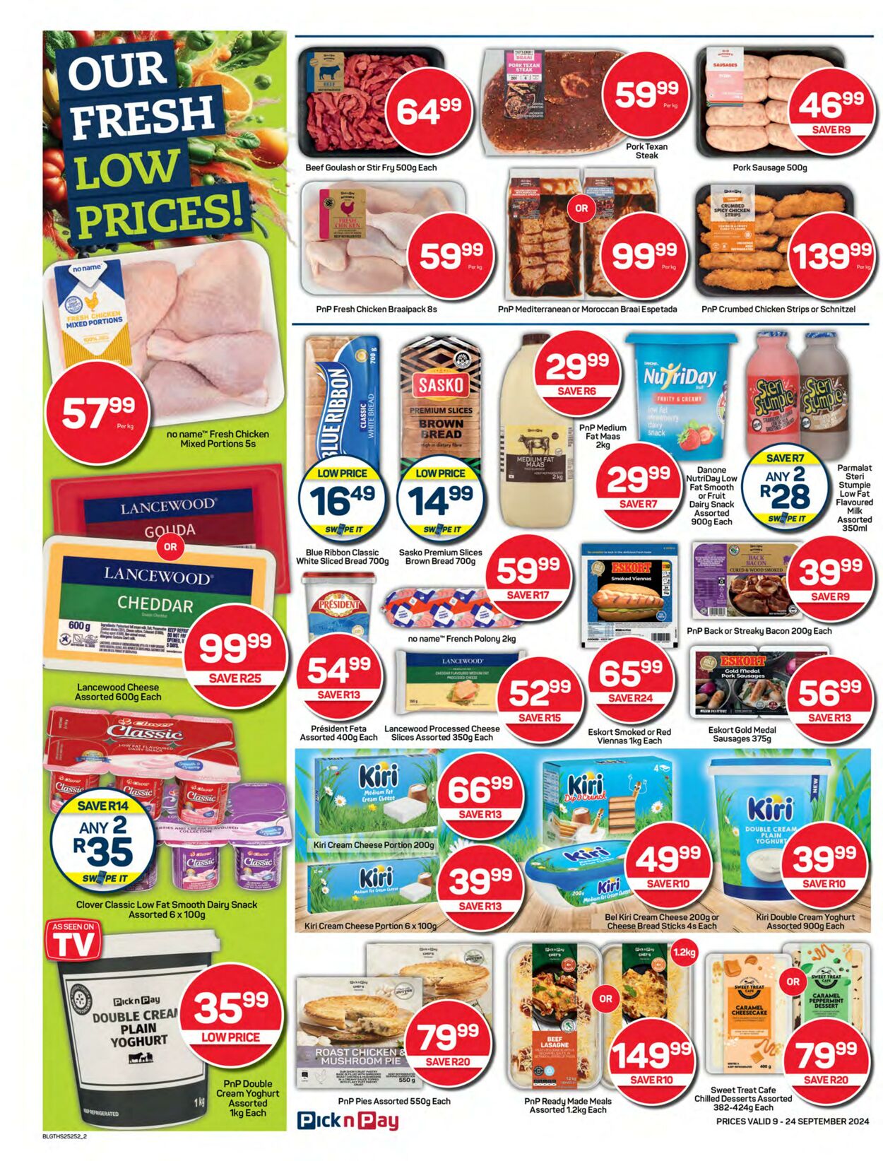 Special Pick n Pay 09.09.2024 - 24.09.2024