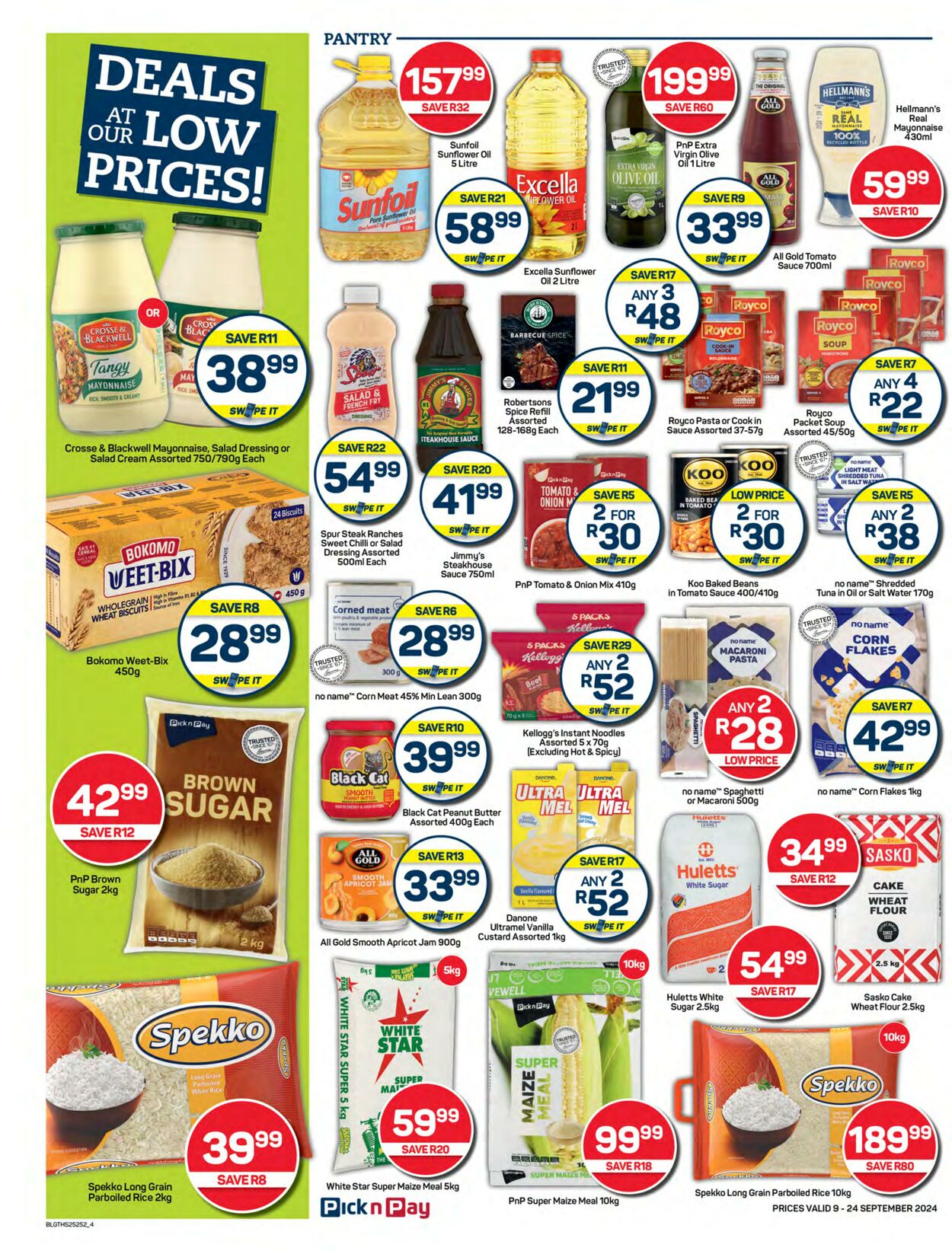 Special Pick n Pay 09.09.2024 - 24.09.2024