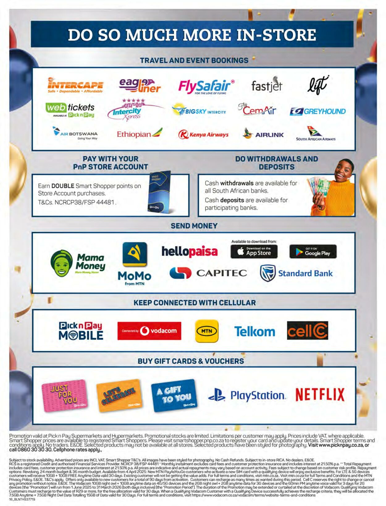 Special Pick n Pay 23.06.2025 - 03.08.2025