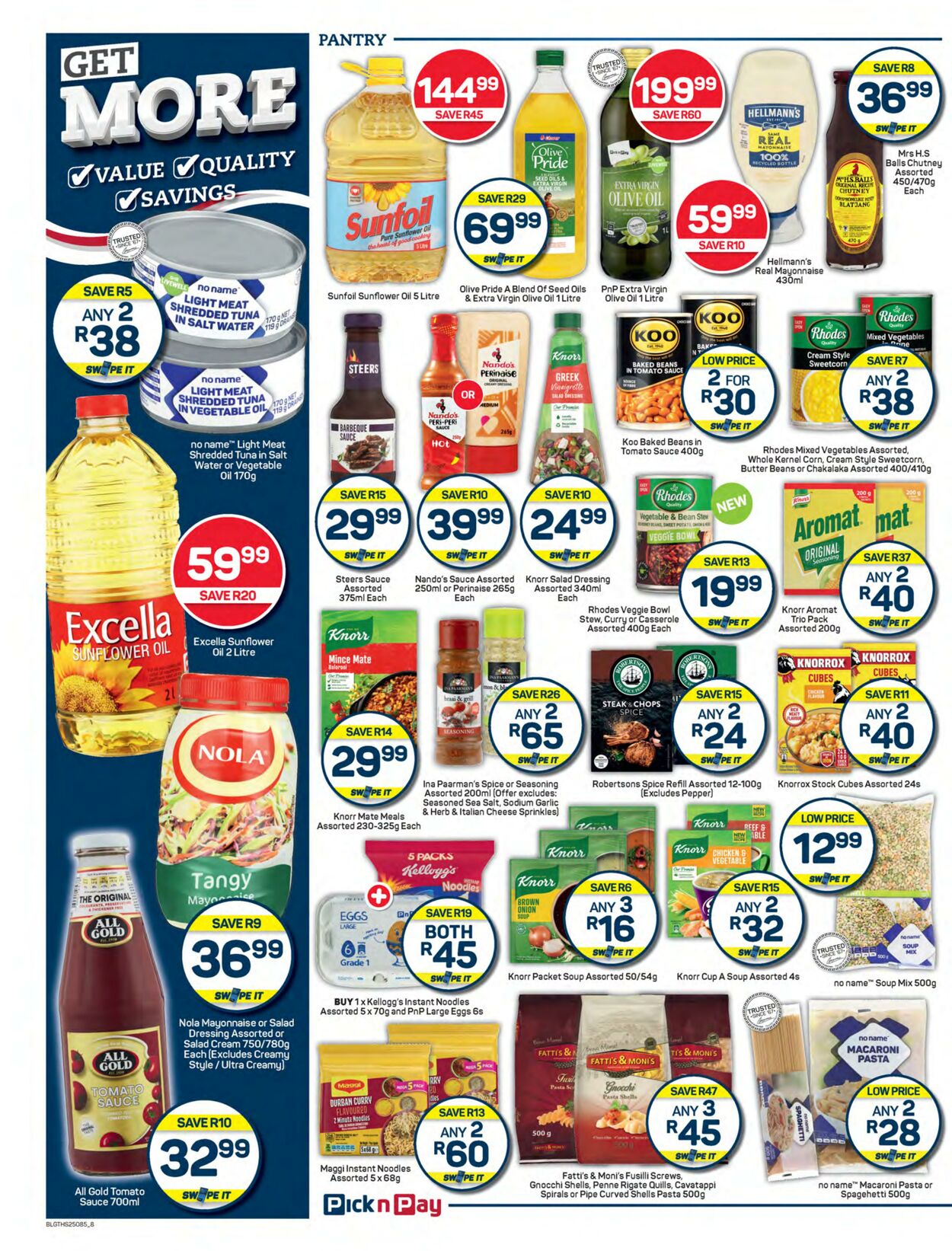 Special Pick n Pay 22.08.2024 - 08.09.2024