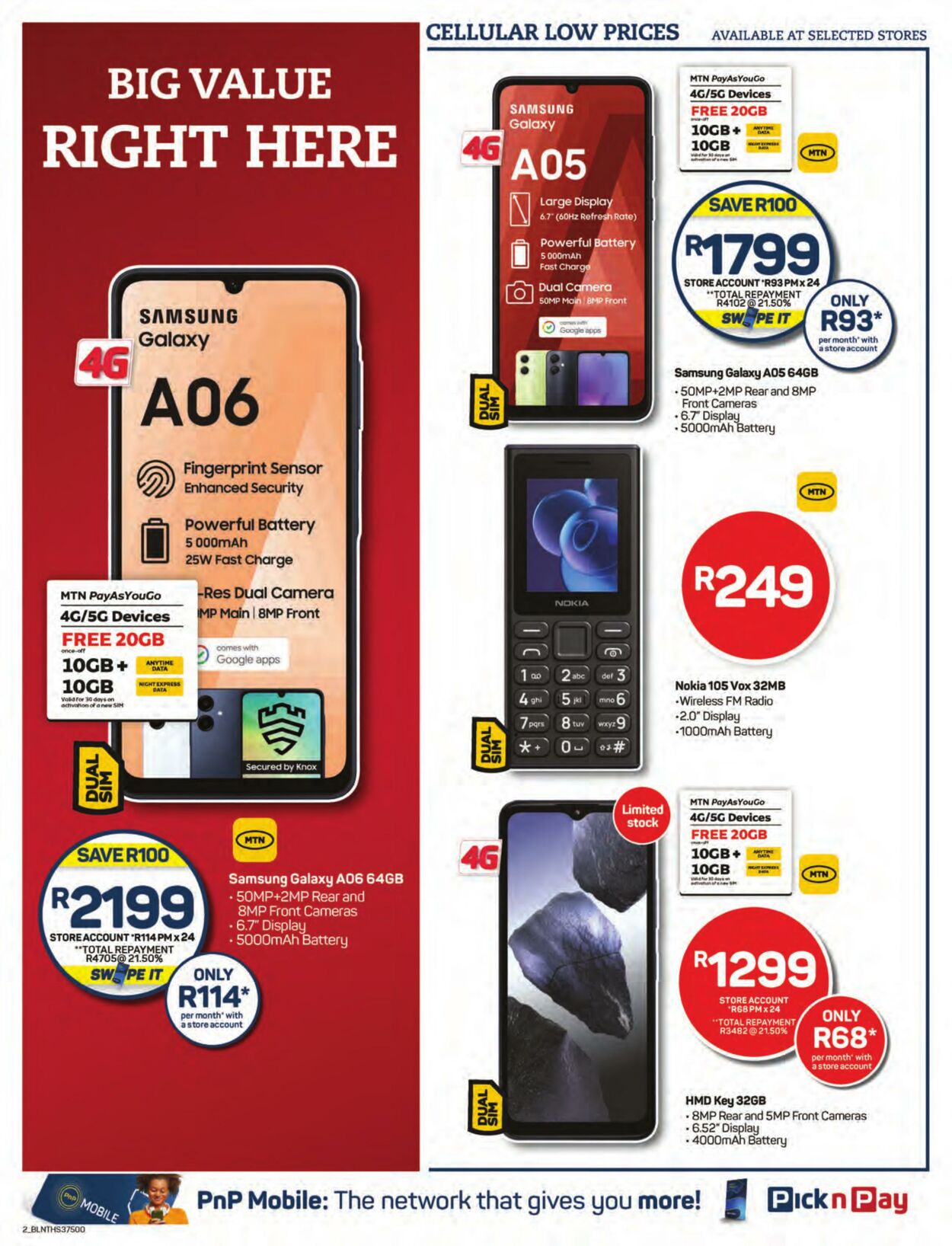Special Pick n Pay 05.05.2025 - 08.06.2025