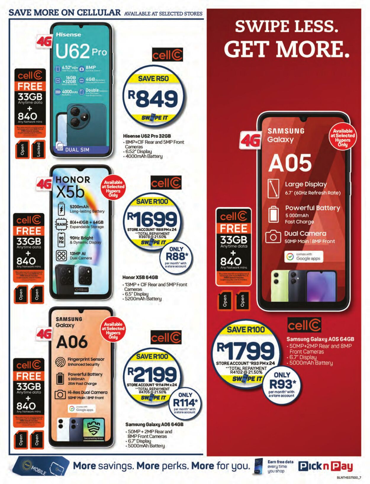 Special Pick n Pay 05.05.2025 - 08.06.2025