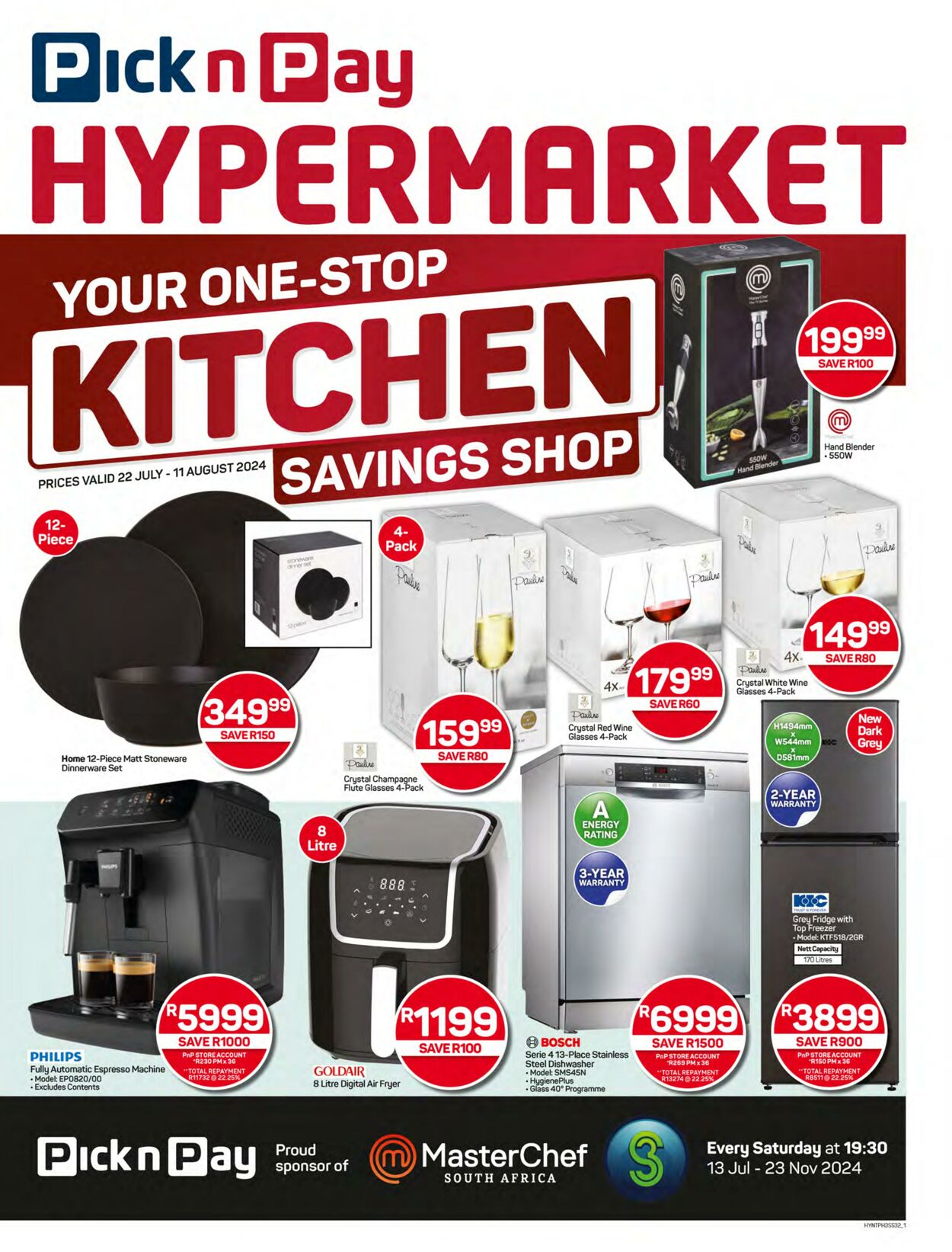 Special Pick n Pay - PickNPay 22 Jul, 2024 - 11 Aug, 2024