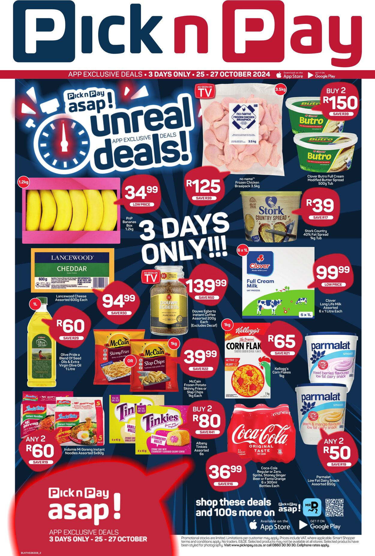 Special Pick n Pay - PnP asap Specials 25 Oct, 2024 - 27 Oct, 2024