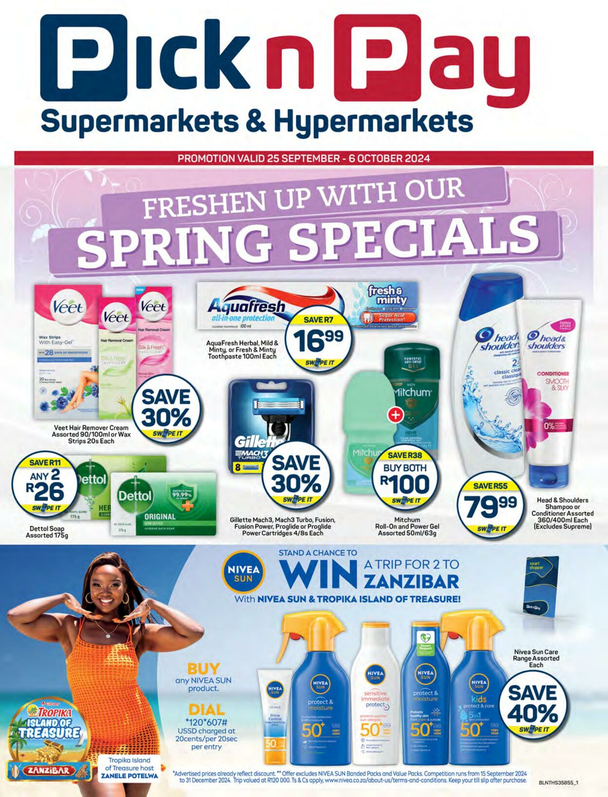 Special Pick n Pay - PnP Spring Specials 25 Sep, 2024 - 6 Oct, 2024