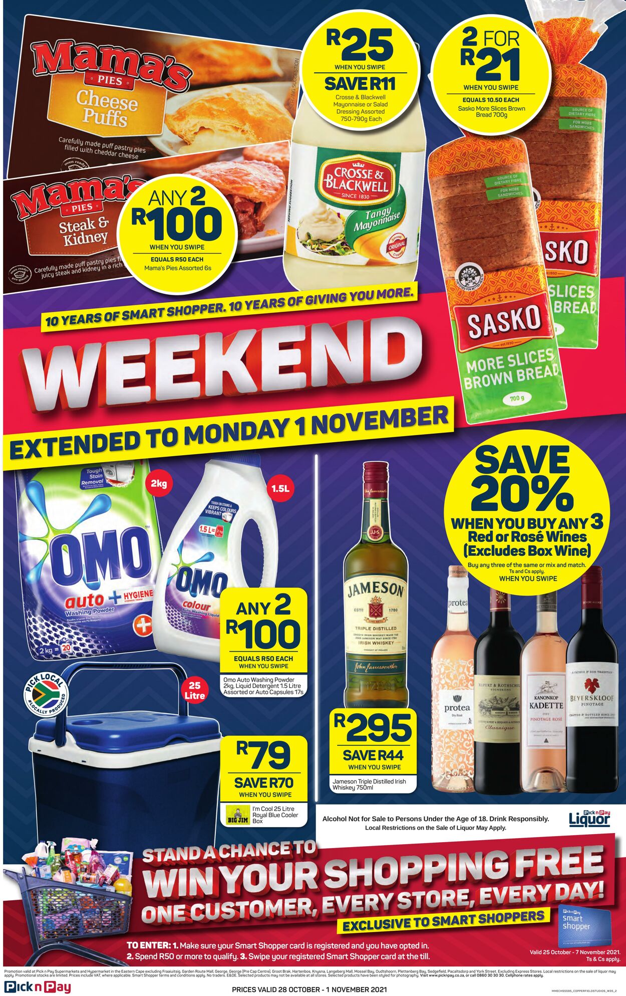 Special Pick n Pay 27.10.2021 - 31.10.2021