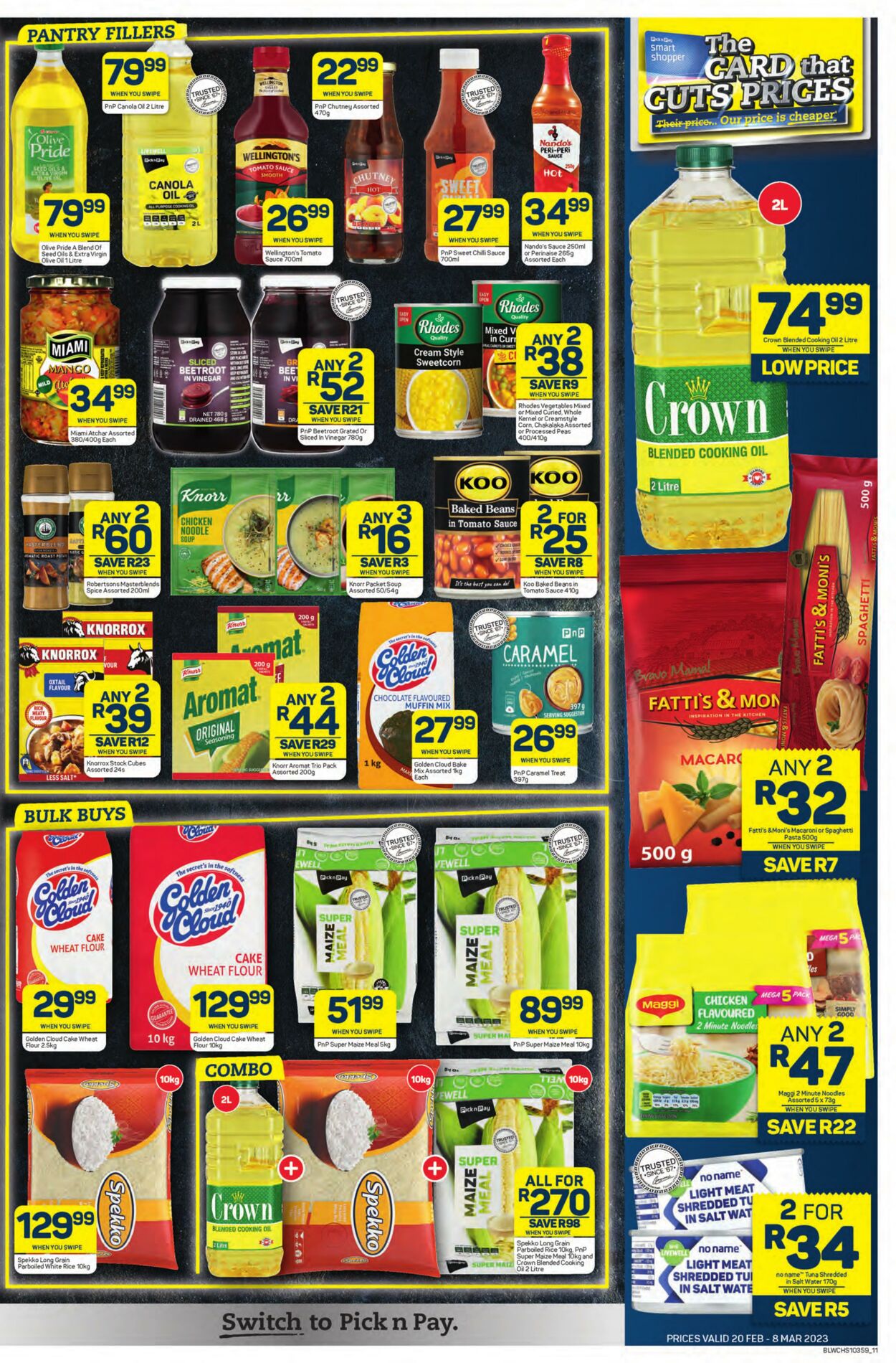 Special Pick n Pay 20.02.2023 - 08.03.2023