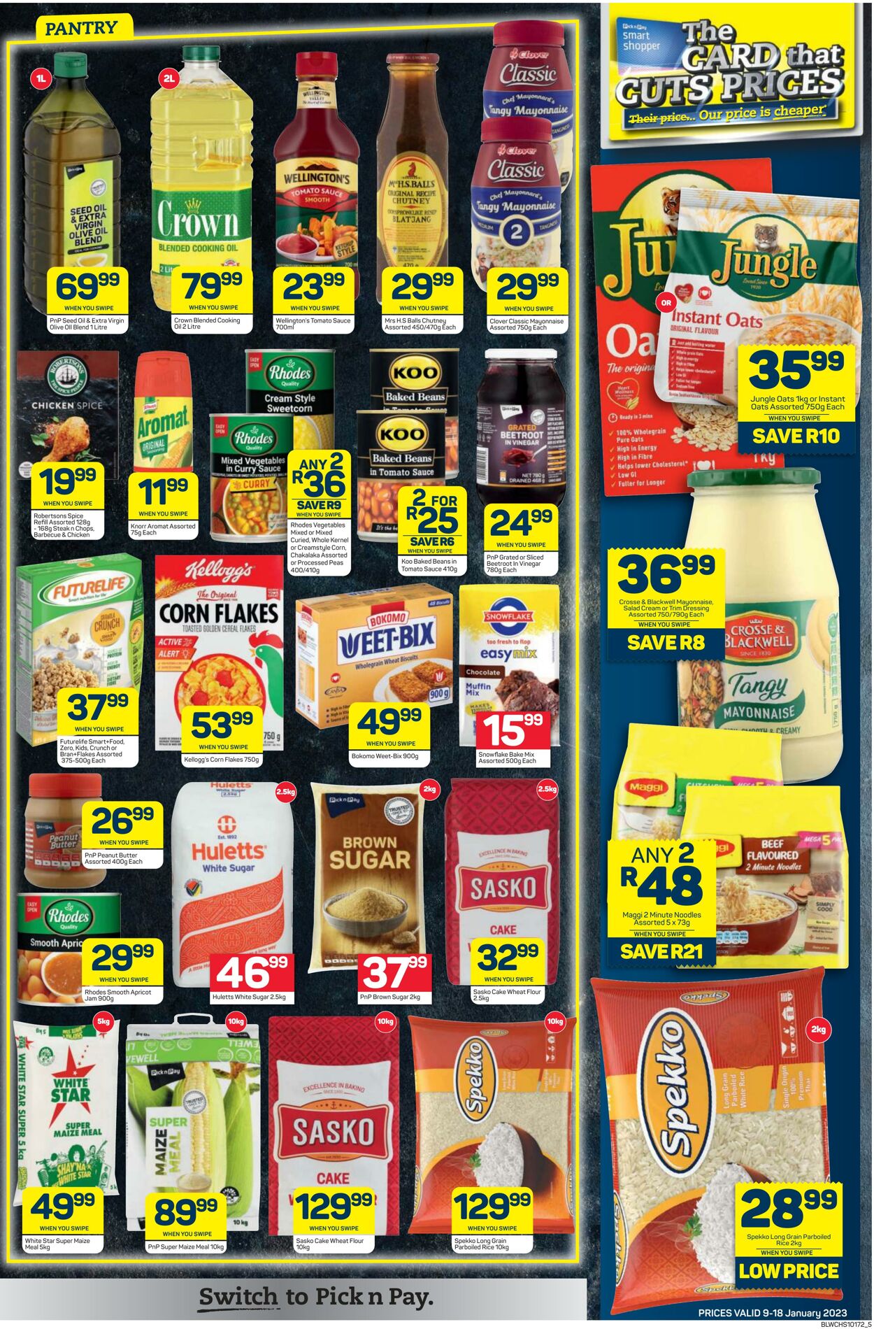 Special Pick n Pay 09.01.2023 - 18.01.2023