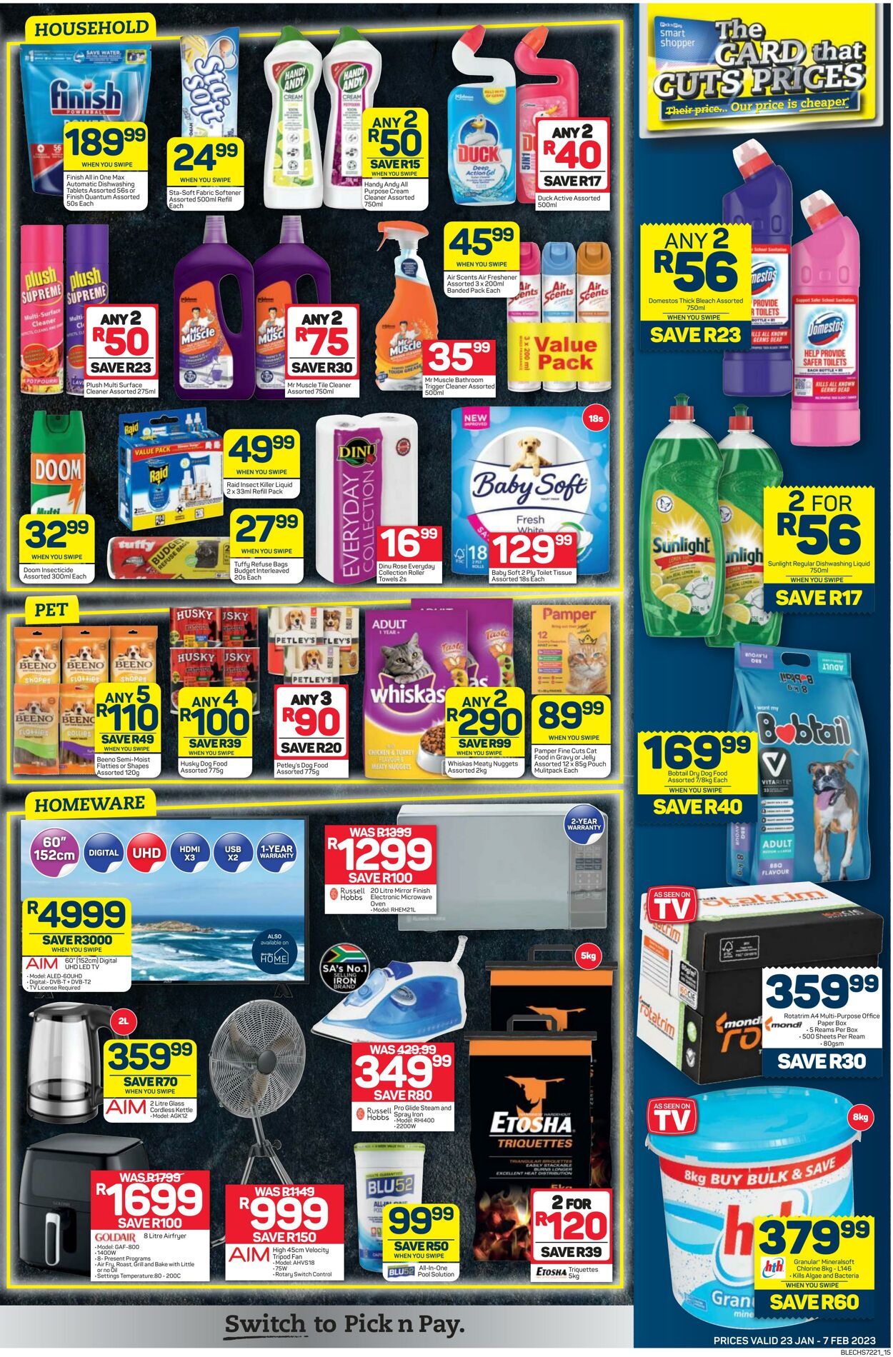 Special Pick n Pay 23.01.2023 - 07.02.2023