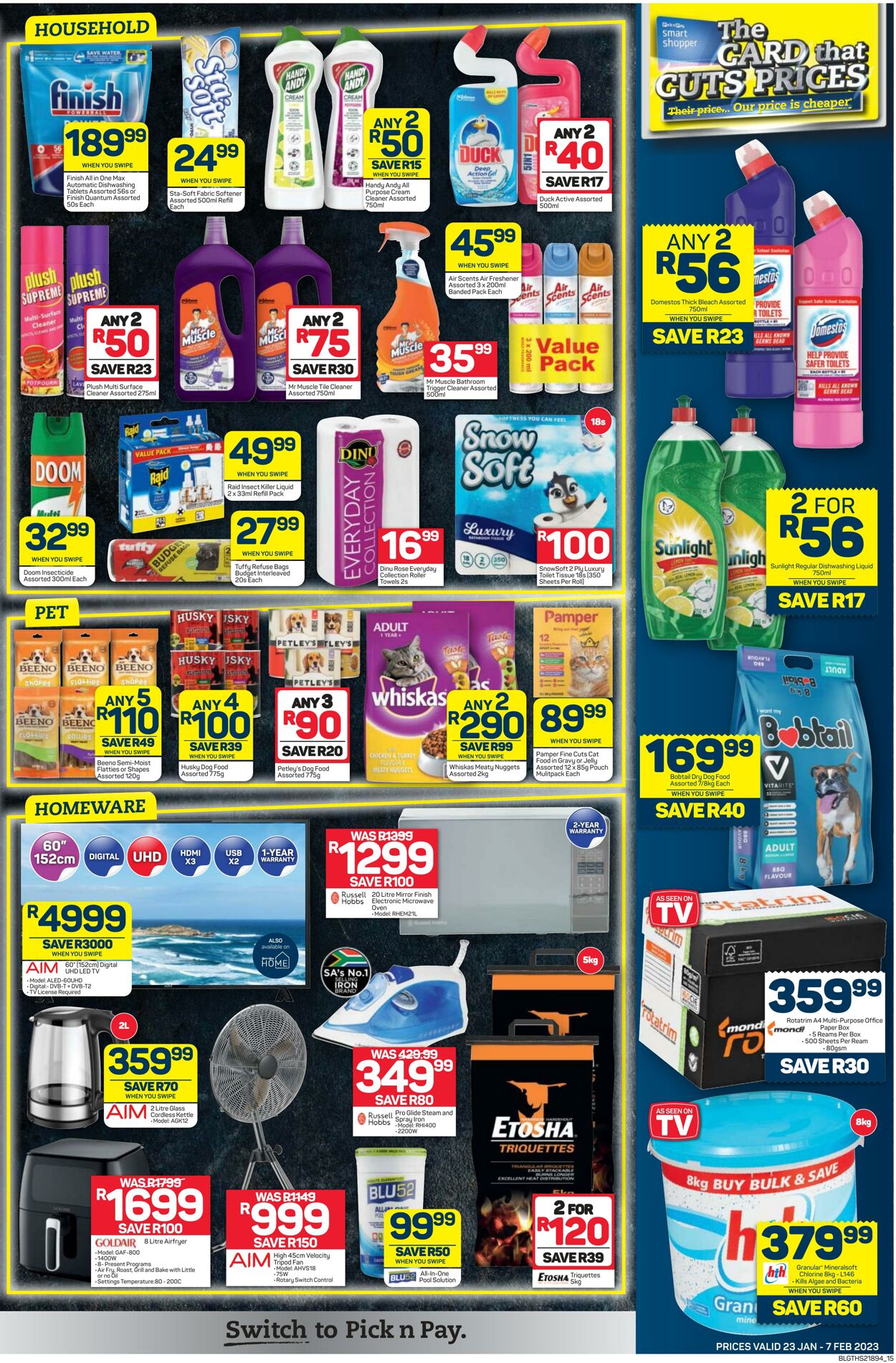 Special Pick n Pay 23.01.2023 - 07.02.2023