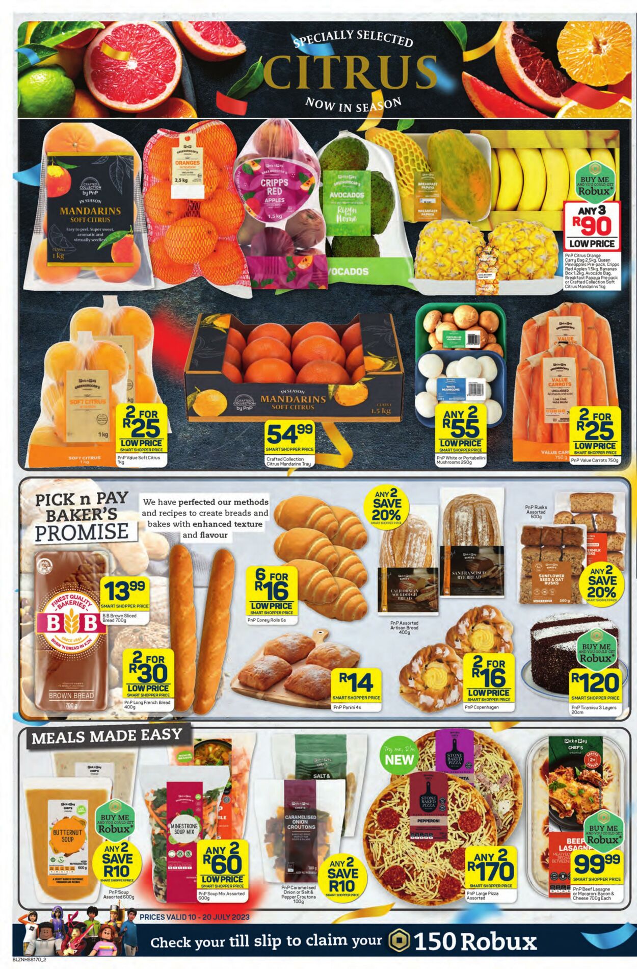 Special Pick n Pay 10.07.2023 - 20.07.2023