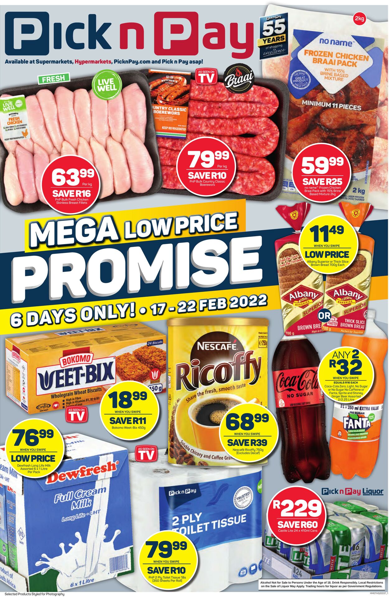 Pick N Pay Promotional Leaflet Valid From 17 02 To 22 02 Page Nb 1